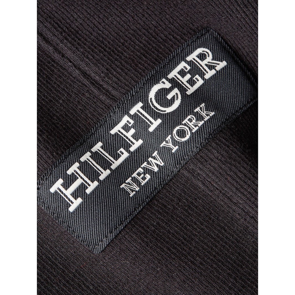 Tommy Hilfiger Blusenkleid »MINI RIB MONOTYPE BASEBALL DRS«