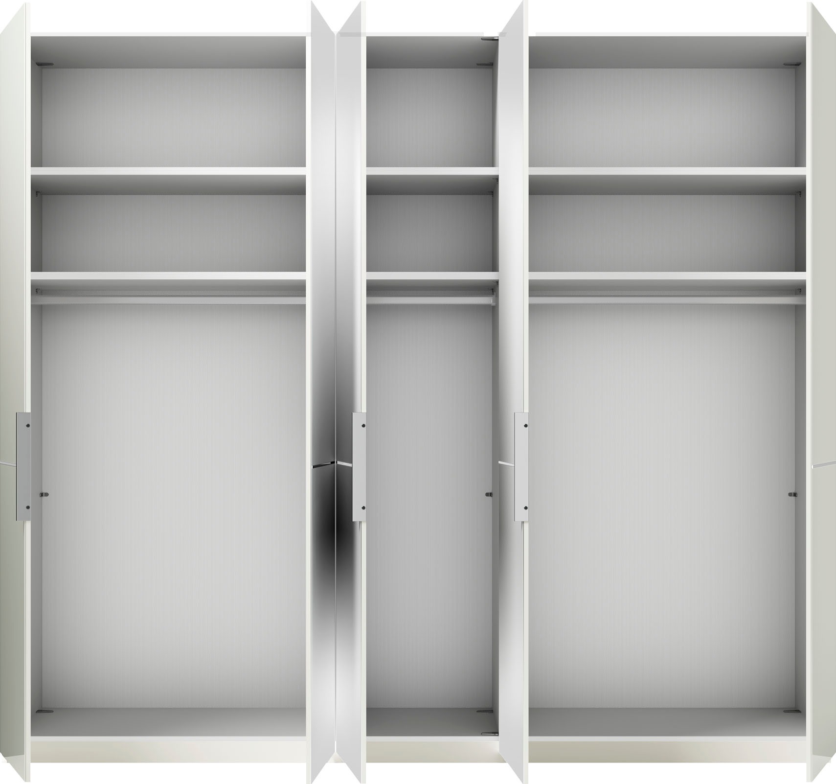 Musterring Drehtürenschrank »Imola W«, inkl. Einlegeböden und Kleiderstangen, mit Glas- und Spiegeltüren