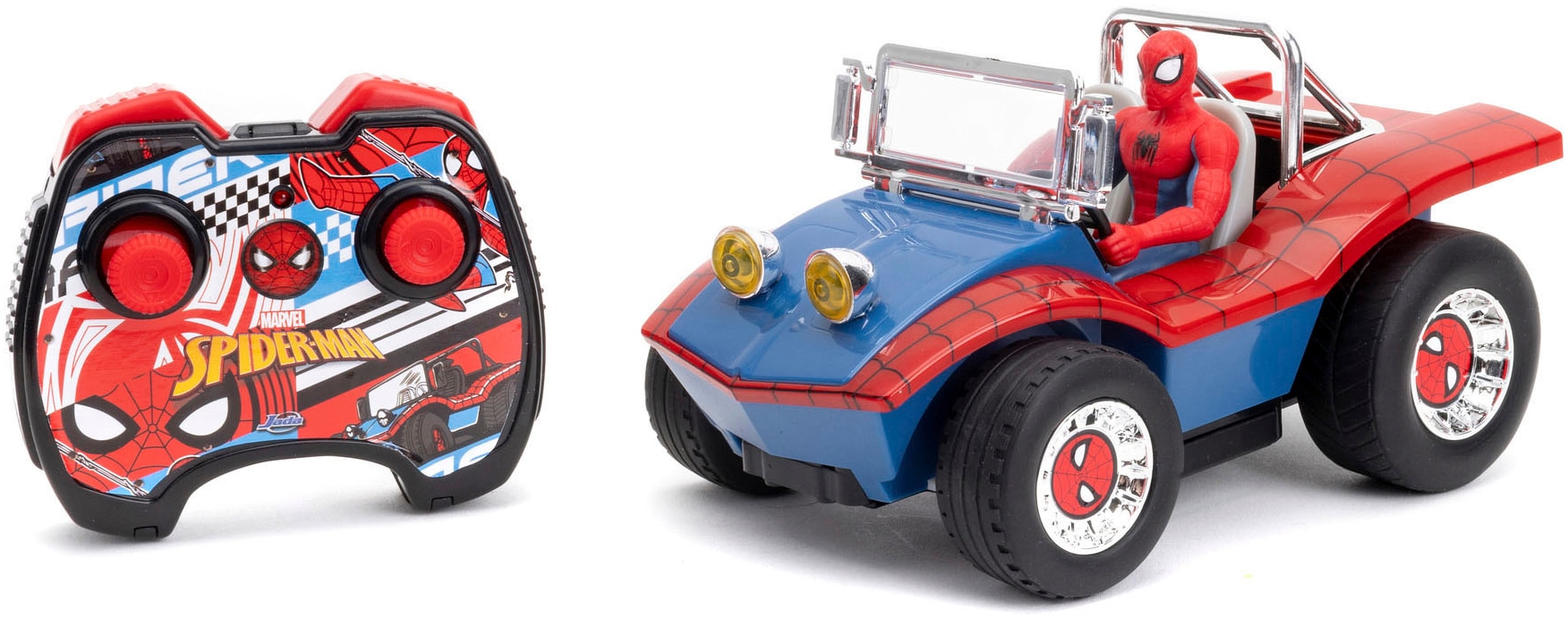 JADA RC-Buggy »Marvel Spider-Man RC Buggy, 1:24, 2,4GHz«