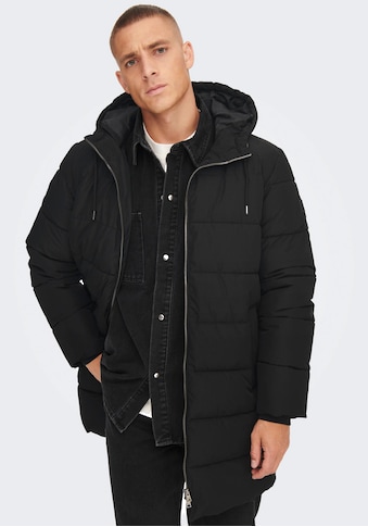 ONLY & SONS Parka »MELVIN QUILTED COAT«, mit Kapuze kaufen