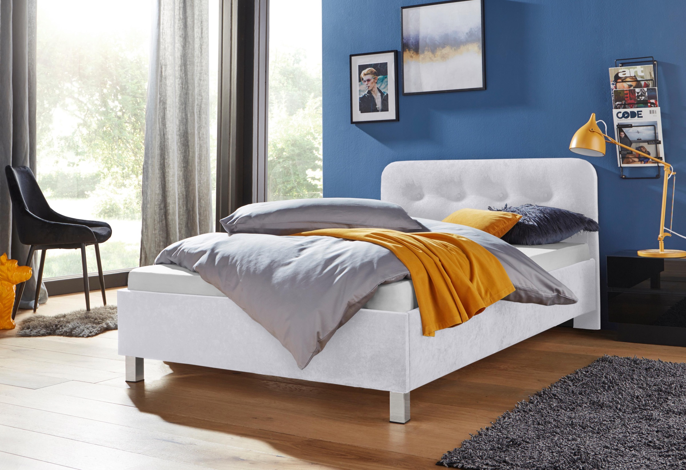 Westfalia Schlafkomfort Polsterbett »Vulkan« in diversen Ausführungen in weiß, Größe Liegefläche B/L: 120 cm x 200 cm