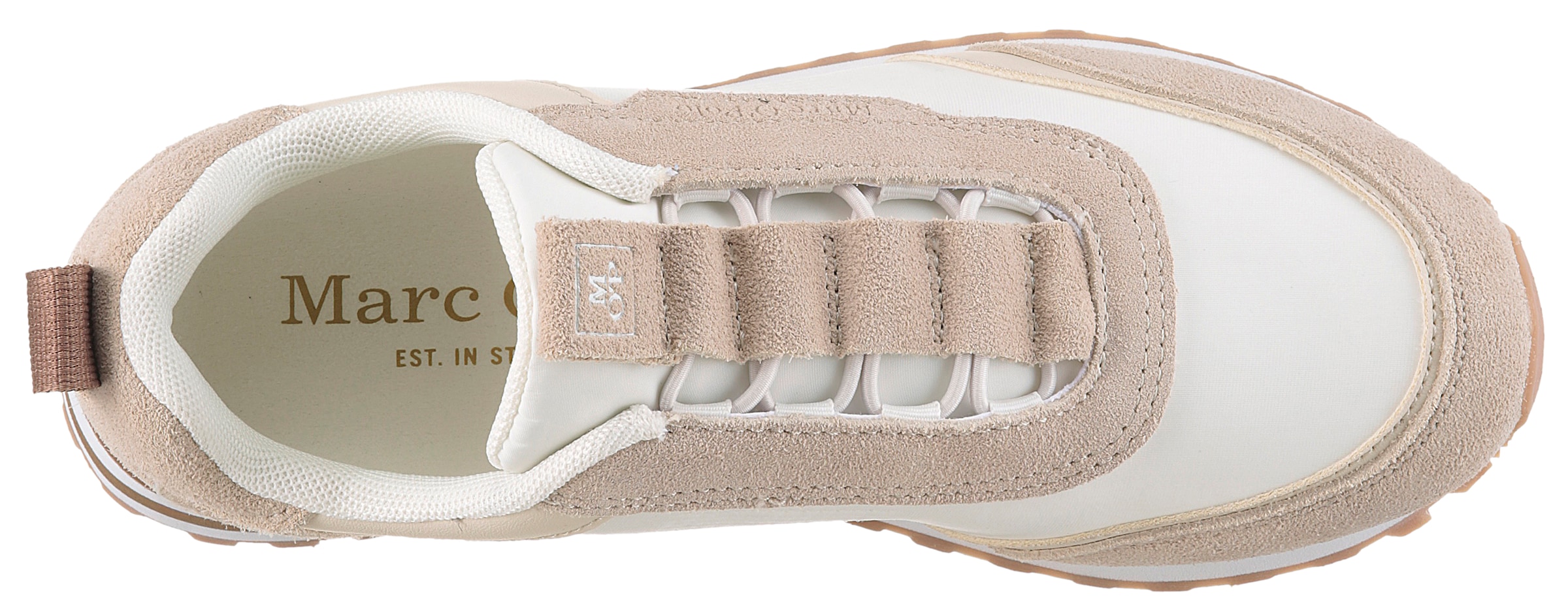 Marc O'Polo Slip-On Sneaker »BJORNA«, Halbschuh, Freizeitsneaker, Profilsohle, mit Memory Foam-Ausstattung