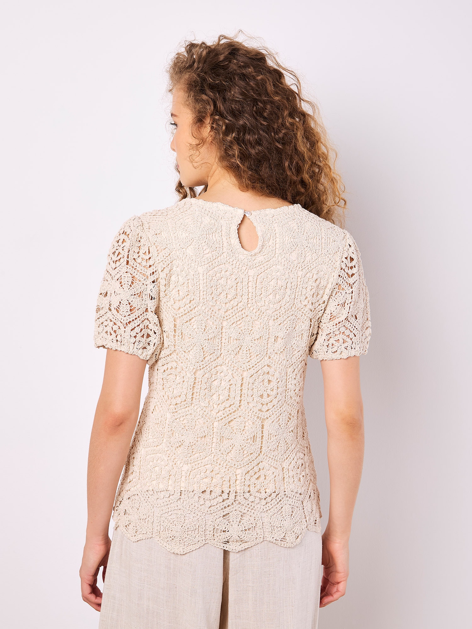 Apricot Stricktop »Top« mit Schlüssellochausschnitt