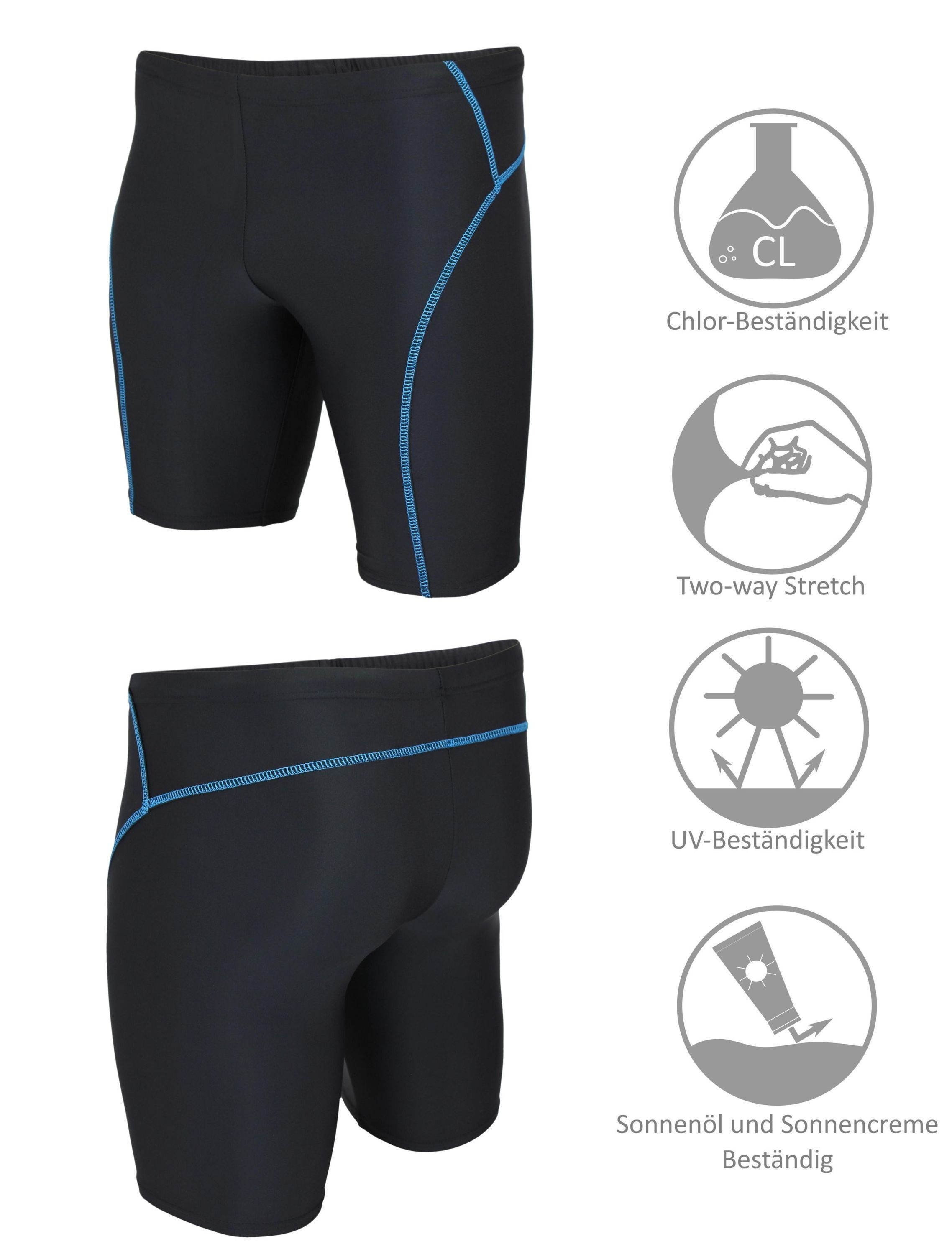 AQUARTI Badehose »Badehose Aquarti Herren Badehose Knielang Schwimmhose Jammer«