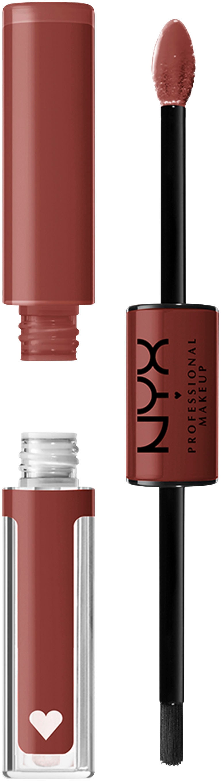 NYX Lippenstift »Professional Makeup Shine Loud High Pigment Lip Shine«, präziser Auftrag mit geformtem Applikator