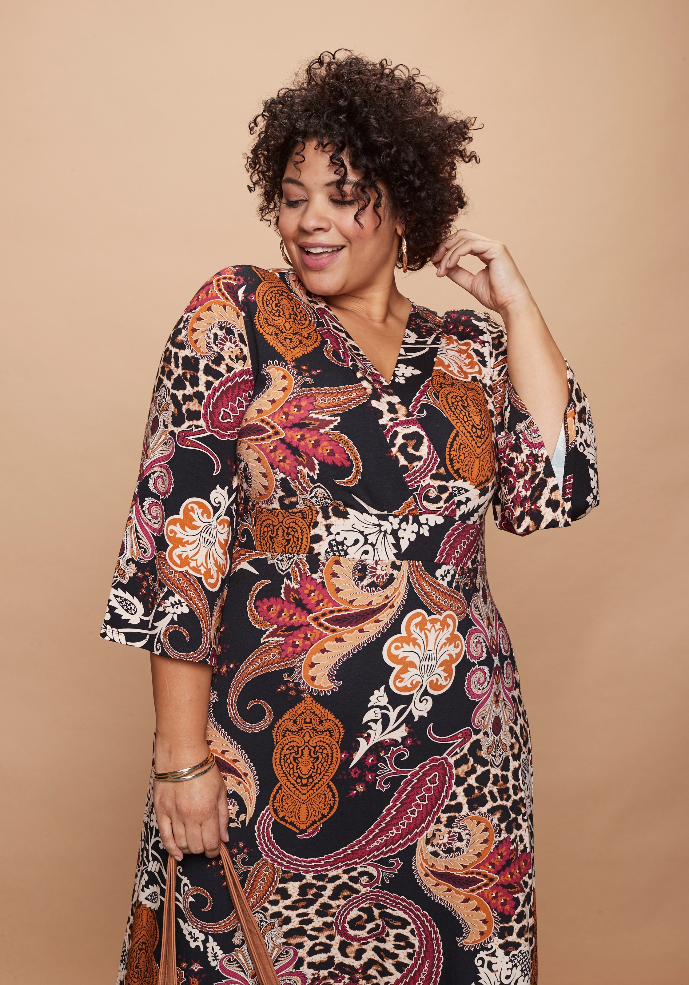 Boysen's Maxikleid »Soulfully«, mit Trompetenärmeln