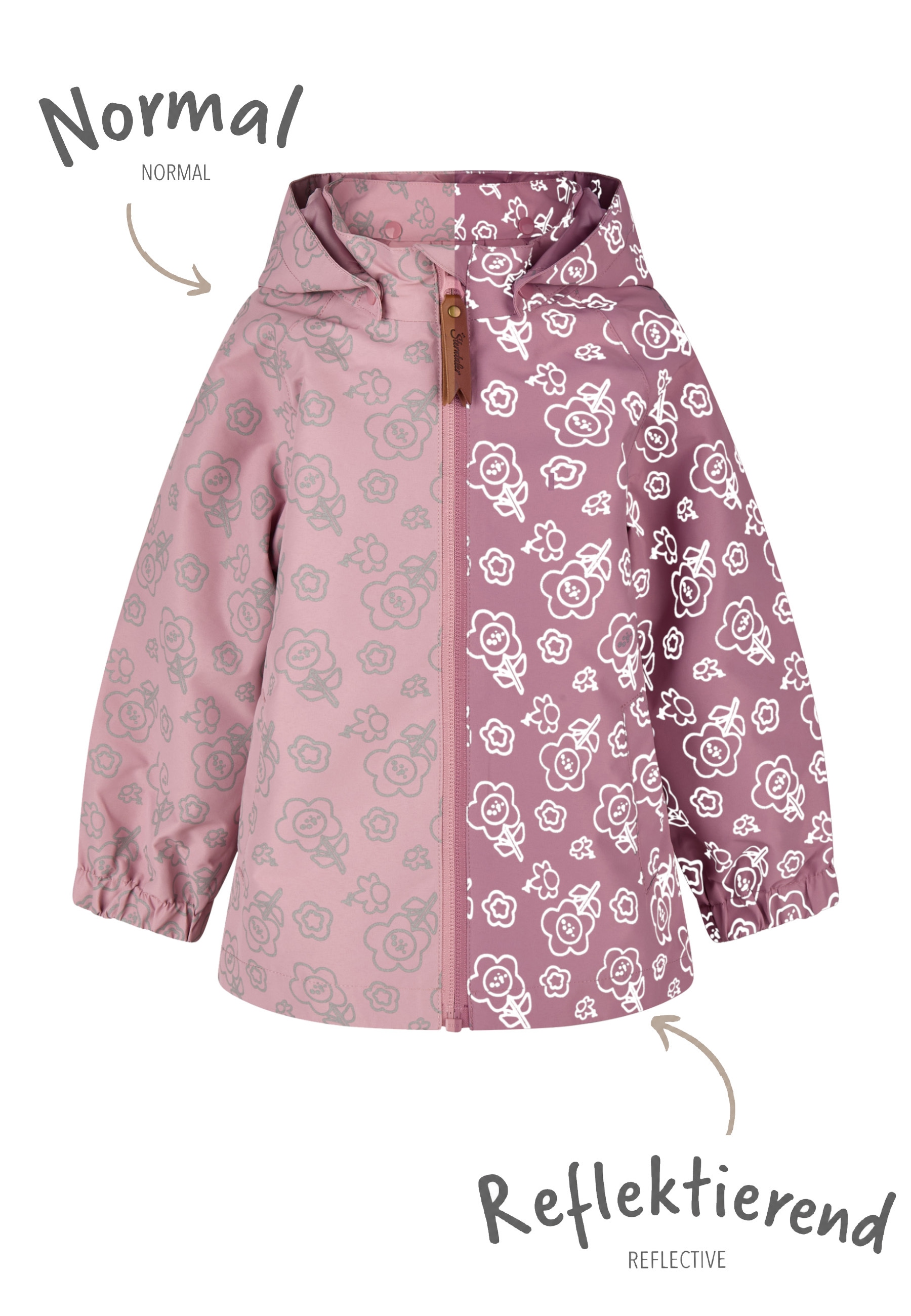 Sterntaler® Regenjacke »Regenjacke gefüttert Blume«