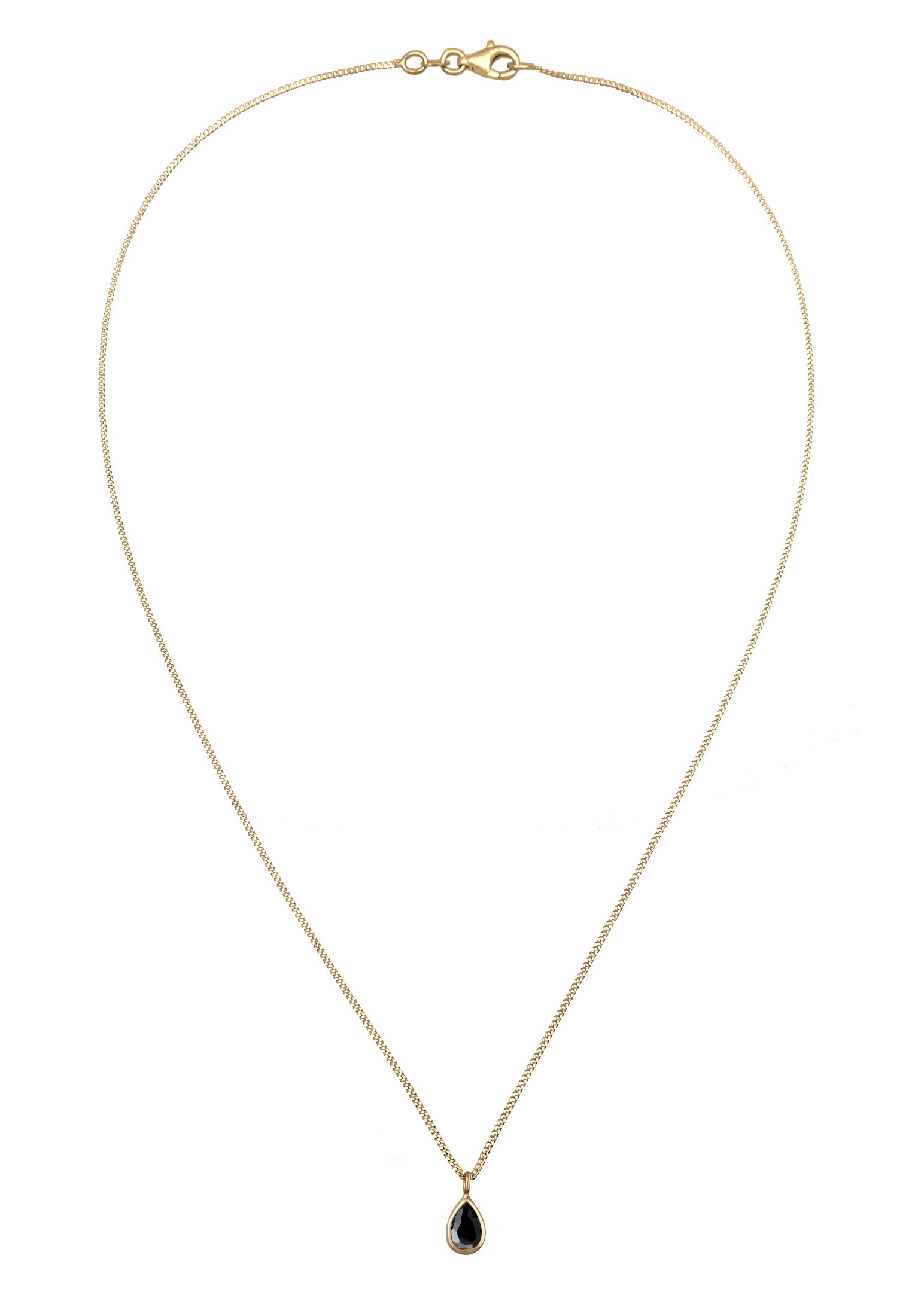 Elli Silberkette »Halskette Zirkonia Tropfen 925 Sterling Silber«