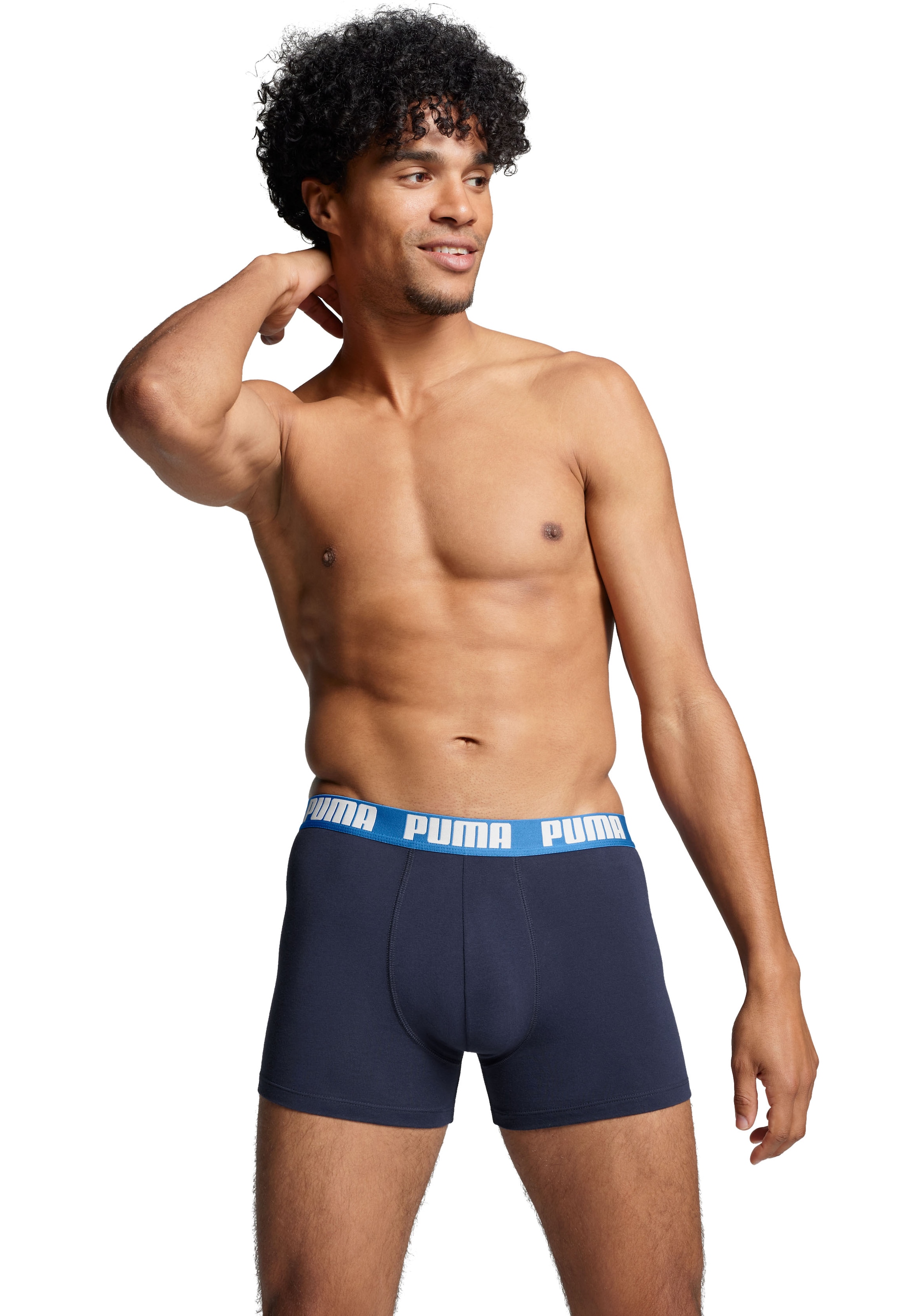 PUMA Boxer, (6er Pack), mit elastischem Logobund