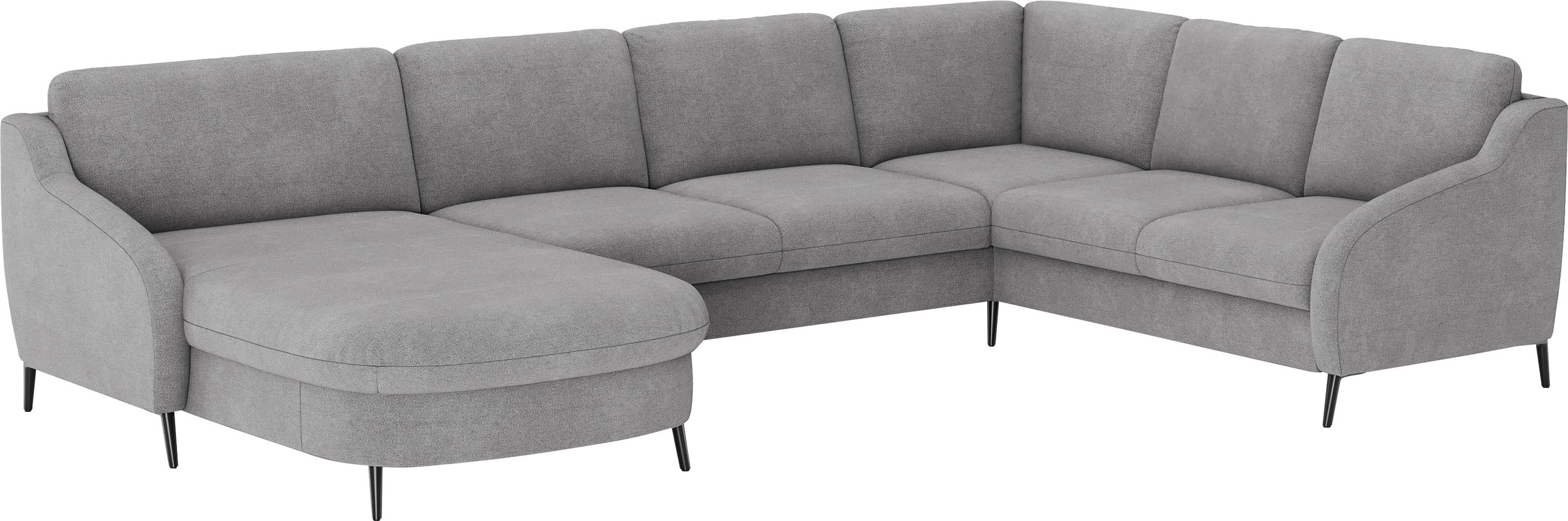 sit&more Wohnlandschaft »Soul U-Form«, wahlweise mit Bettfunktion und Bettkasten oder Schubkasten
