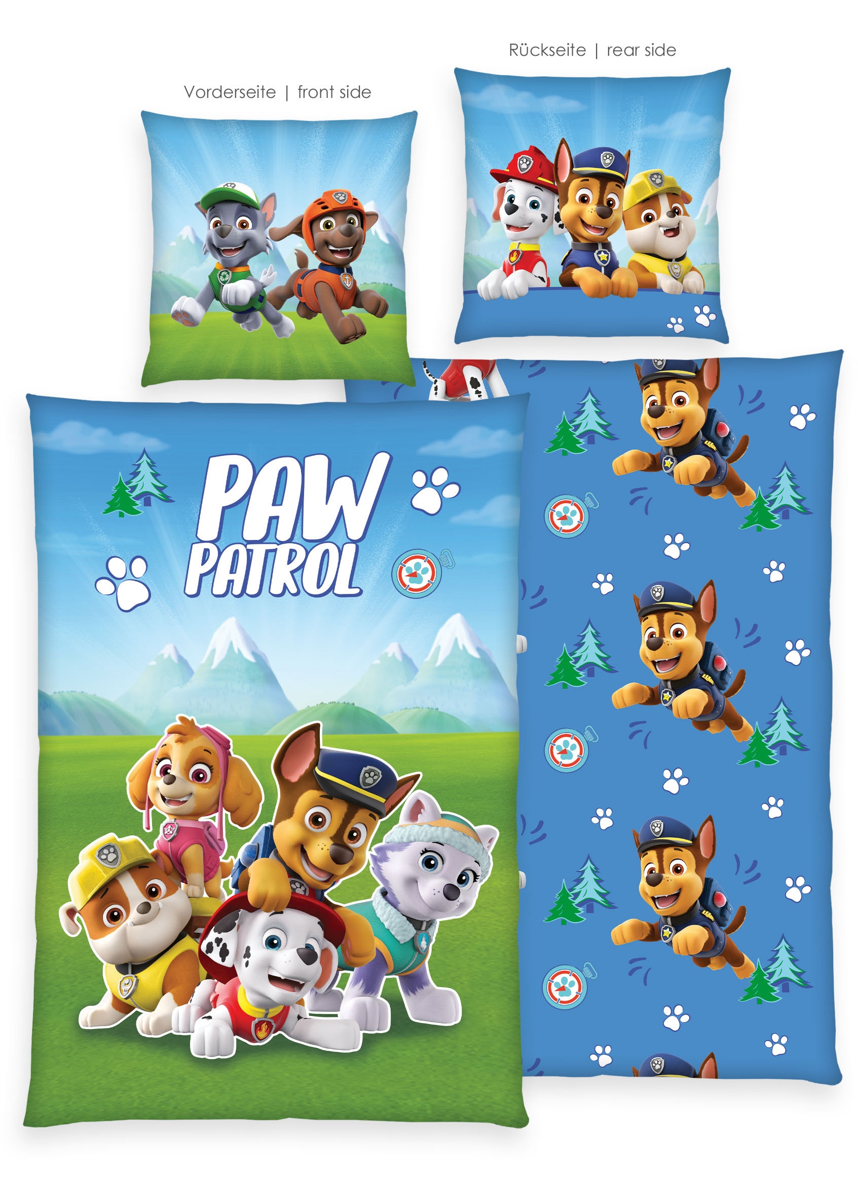 PAW PATROL Bettwäsche »Paw Patrol«, Glow in the Dark