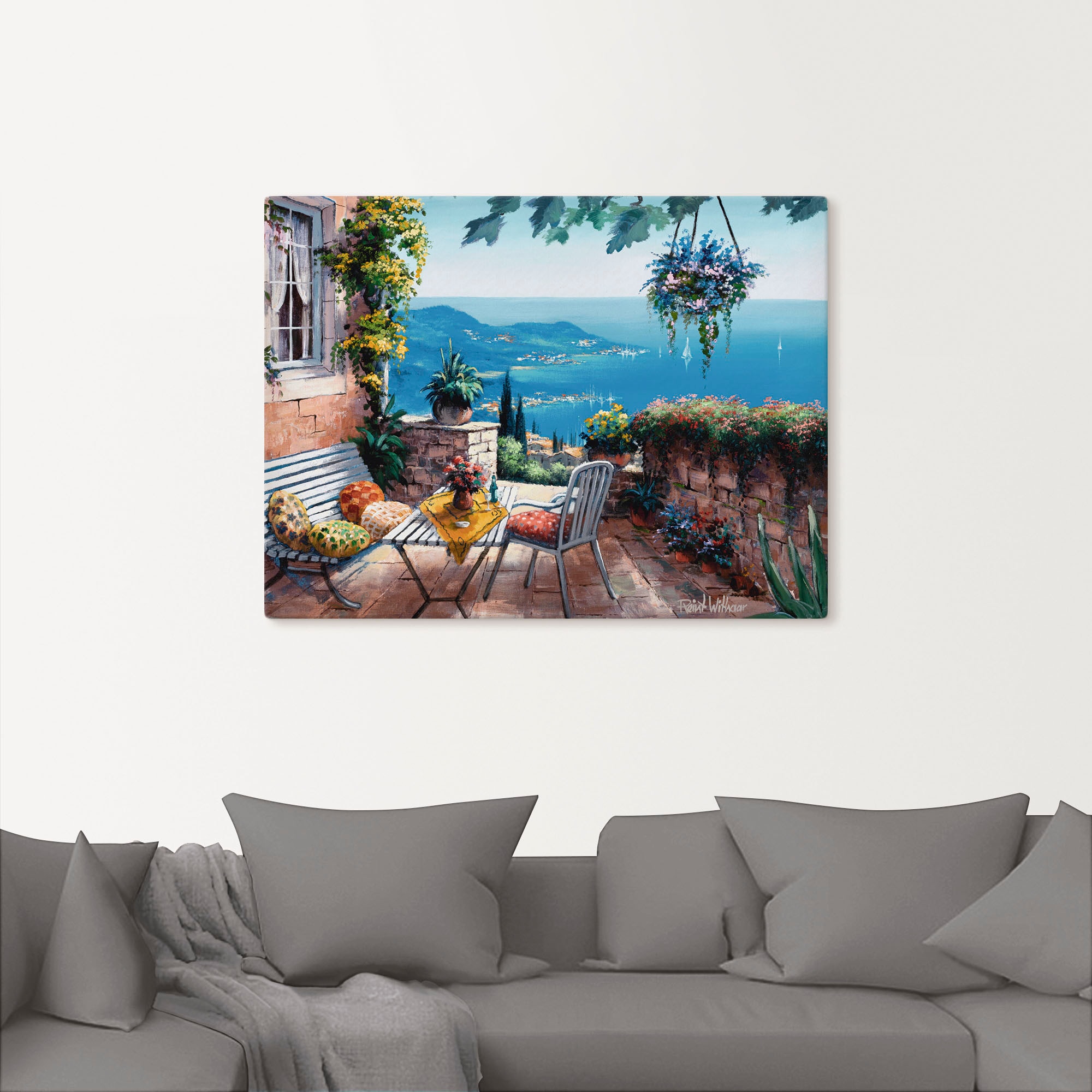 Artland Wandbild »Zeiten der Ruhe«, Garten, (1 St.), als Leinwandbild, Poster, Wandaufkleber in verschied. Größen