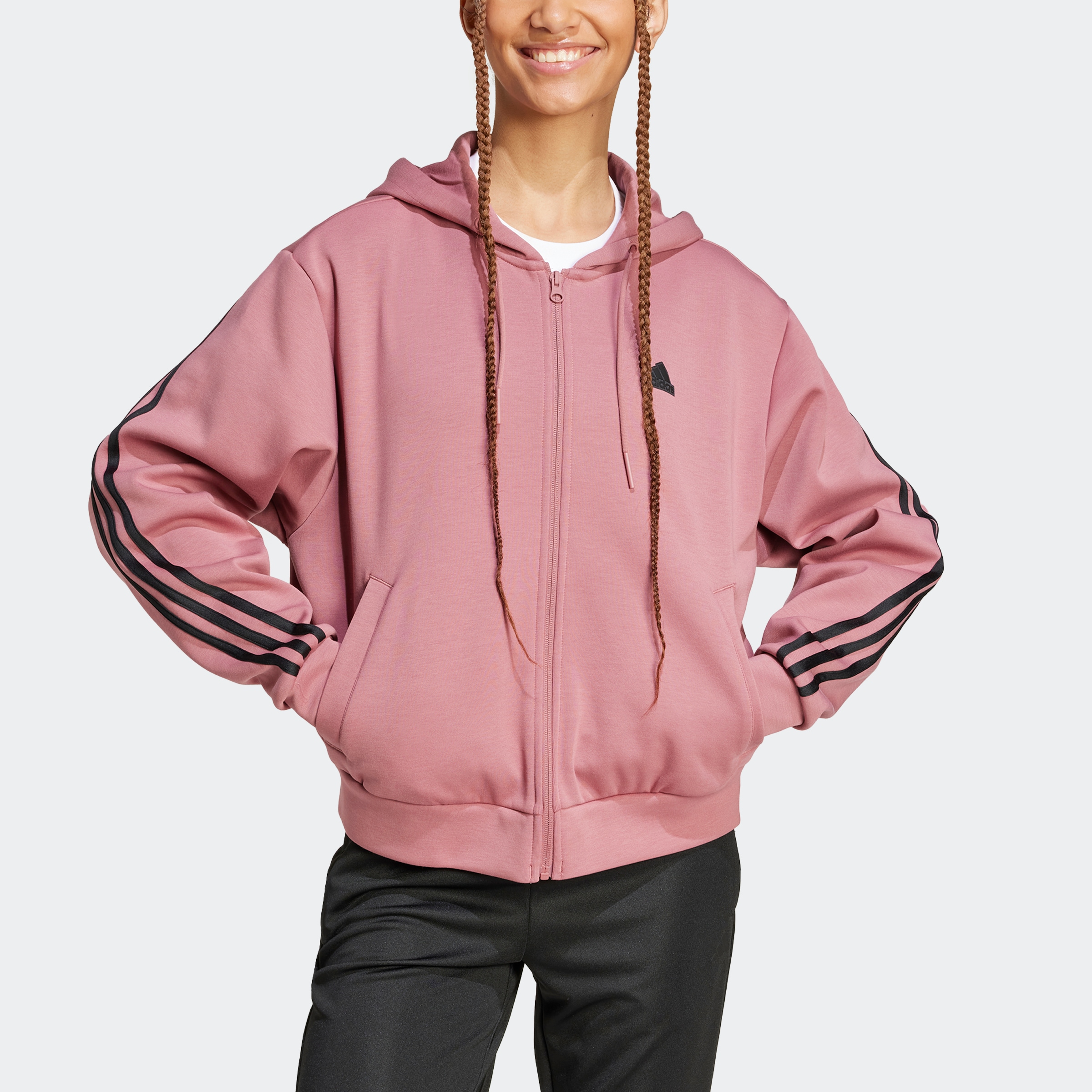 adidas Sportswear Kapuzensweatshirt »W FI 3S FZ HD«