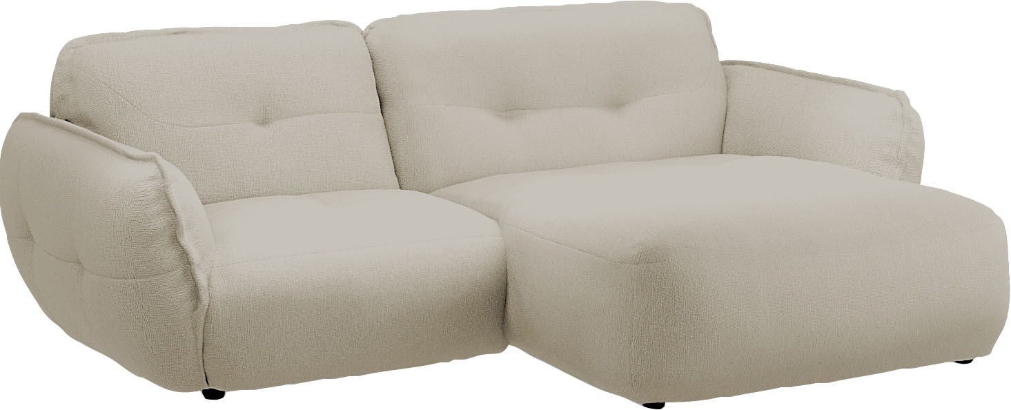 BETYPE Ecksofa »Be Fluffy« Softes Sitzgefühl, moderne Kedernaht, hochwertiger Bezug