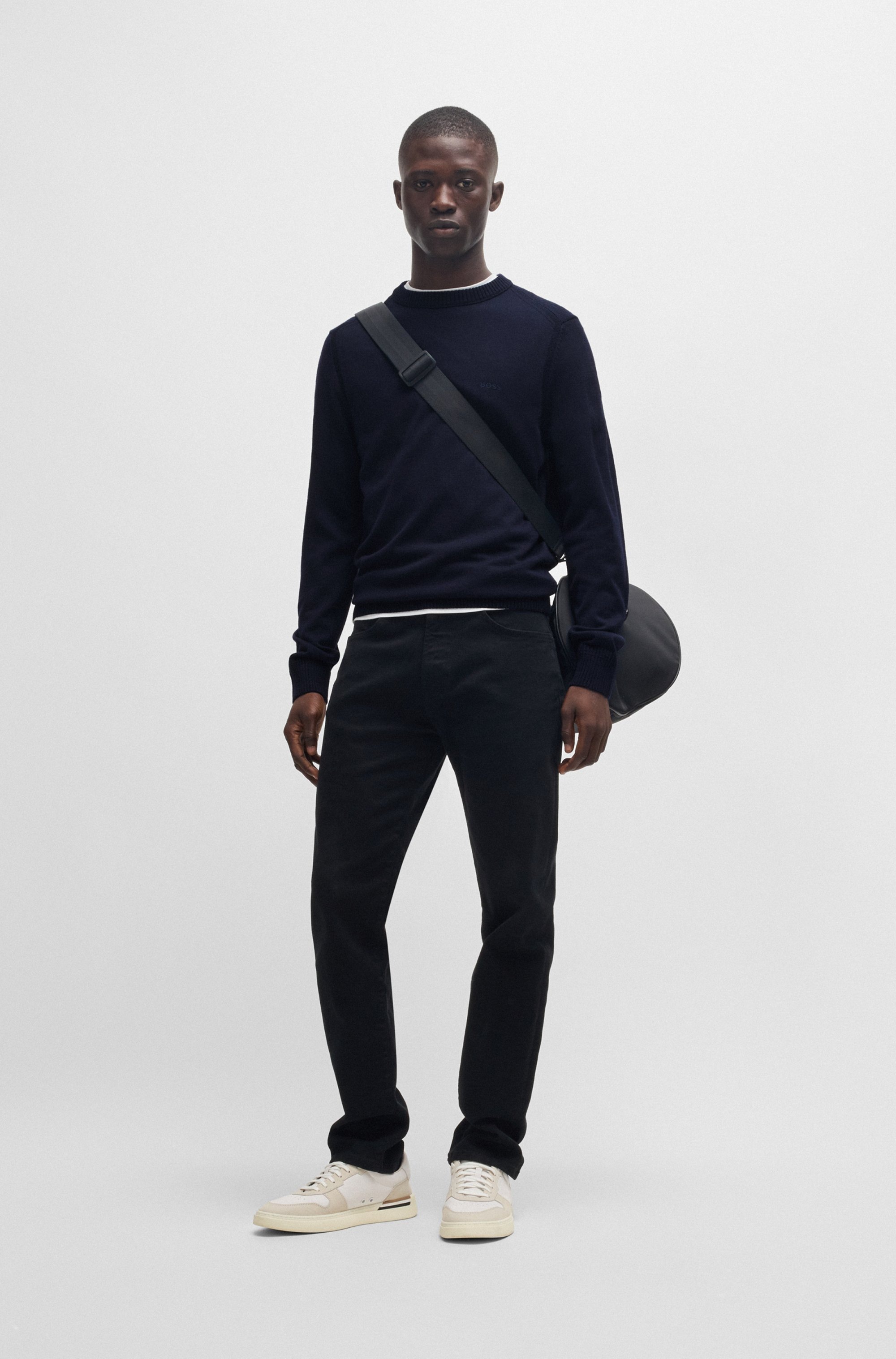 BOSS ORANGE Strickpullover »Avac«, mit Schurwolle