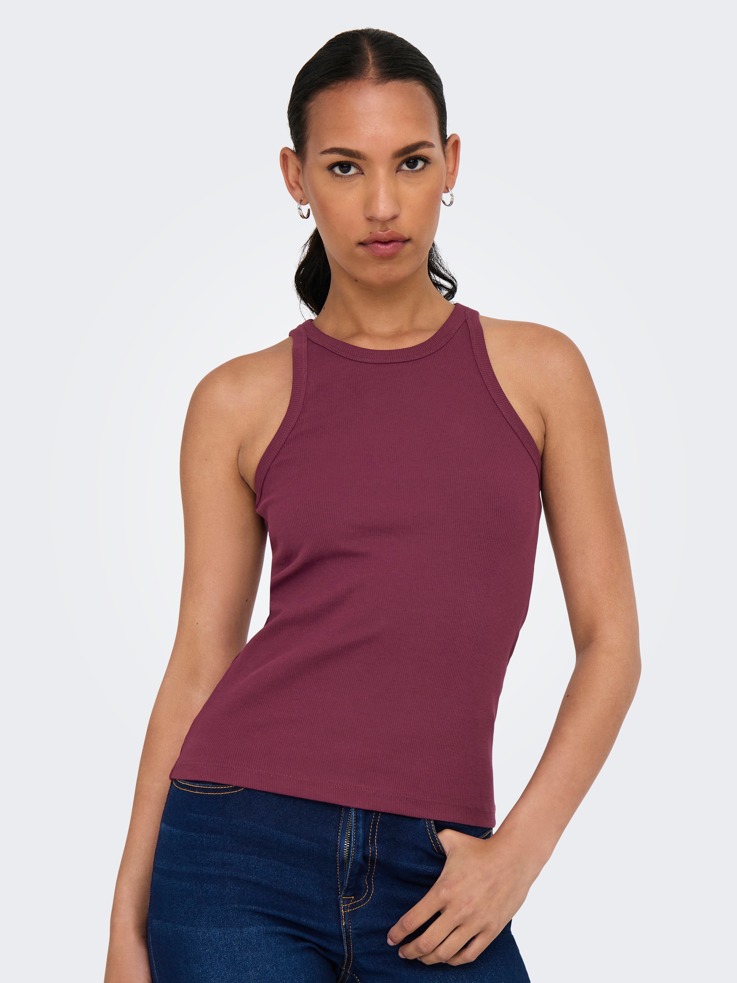 ONLY Tanktop »ONLLINDSAY TANK TOP 2 PACK« Packung, 2 Baumwollmischung
