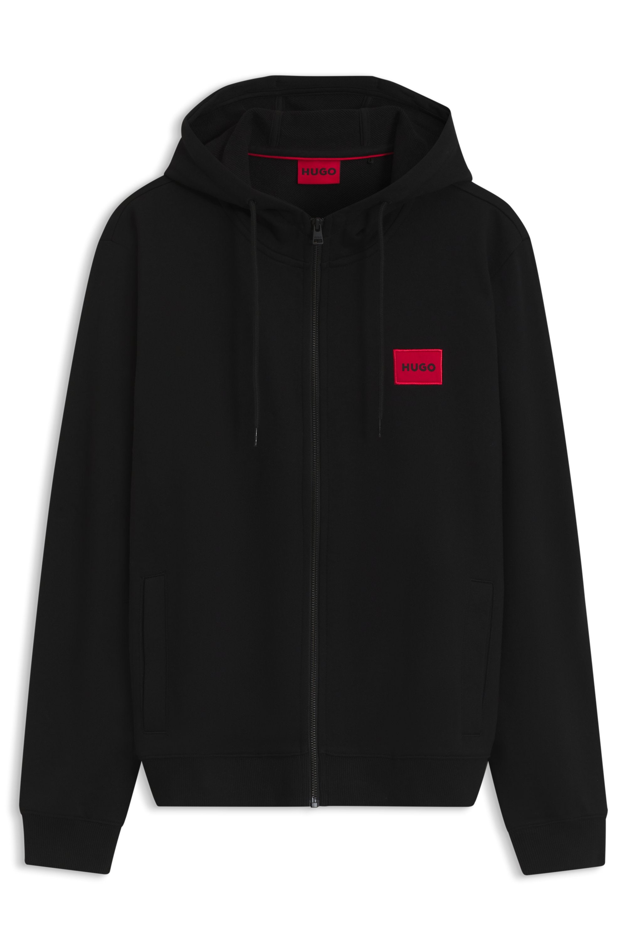 HUGO Kapuzensweatjacke »Daple« Kapuze mit Kordelzug, Regular Fit, HUGO Weblabel