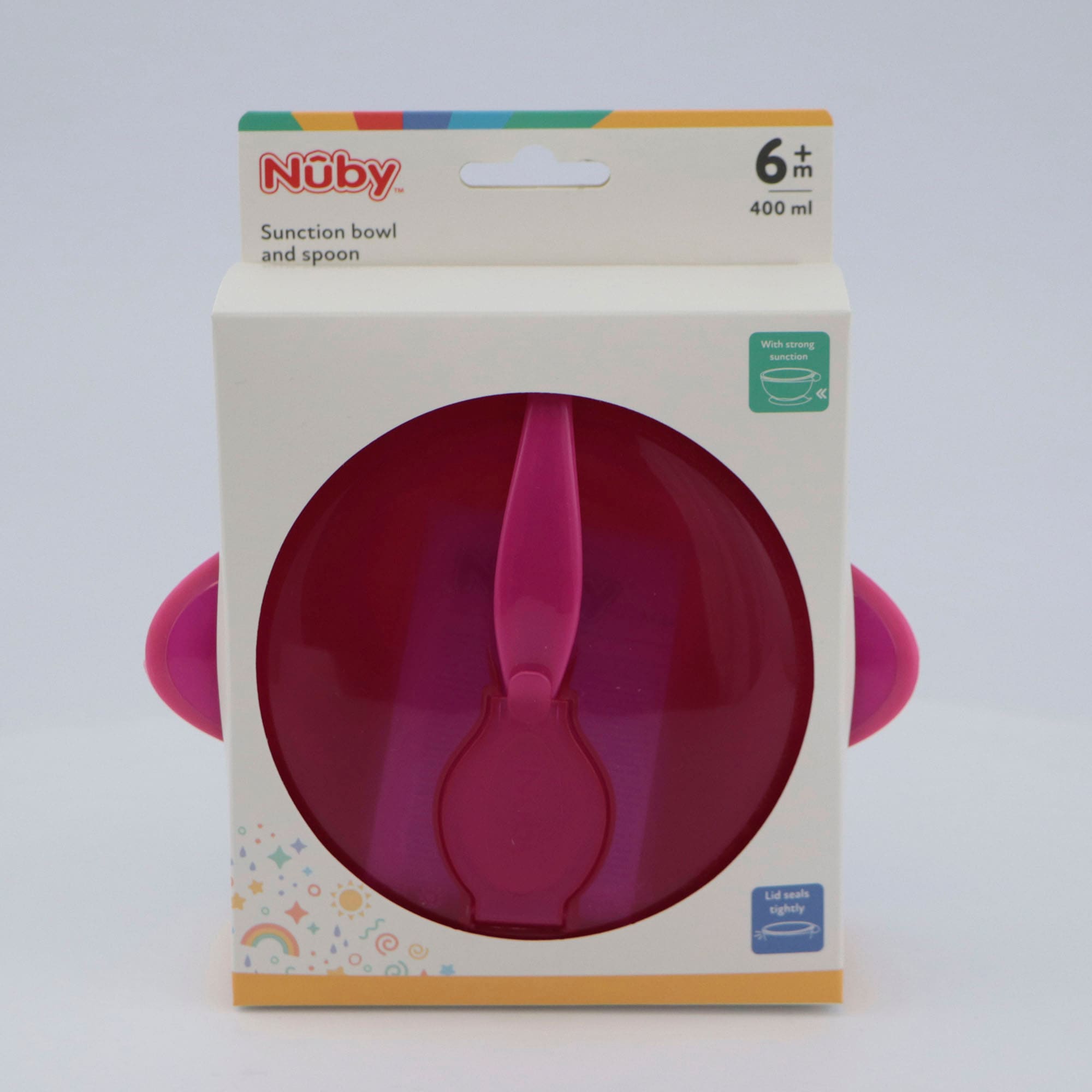 pink«, online Nuby inklusive bei OTTO Esslernschale Löffel »Breischale Polypropylen, mit Saugfuss, aus