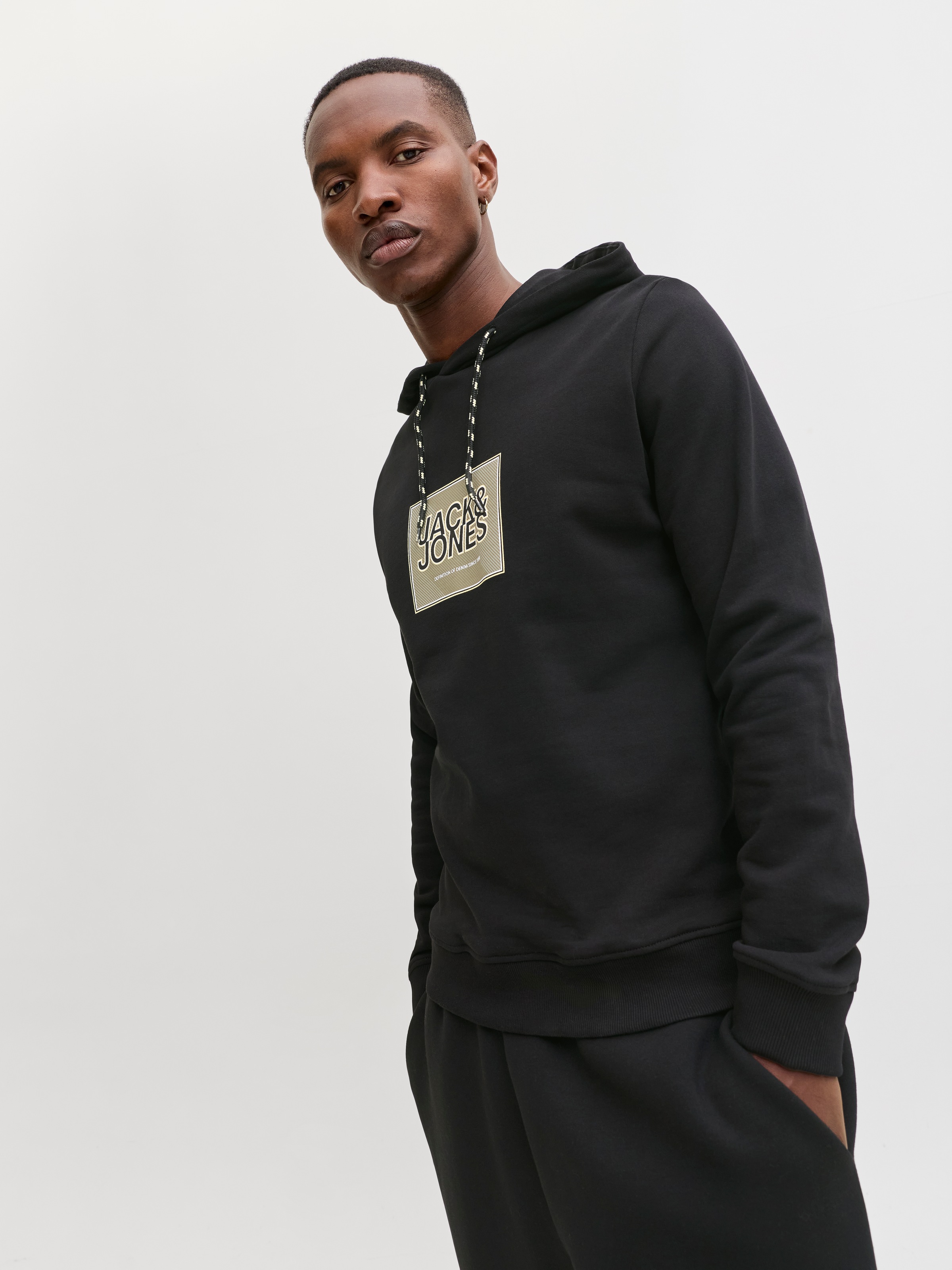 Jack & Jones Kapuzensweatshirt »JJRAIN SWEAT HOOD UNB«
