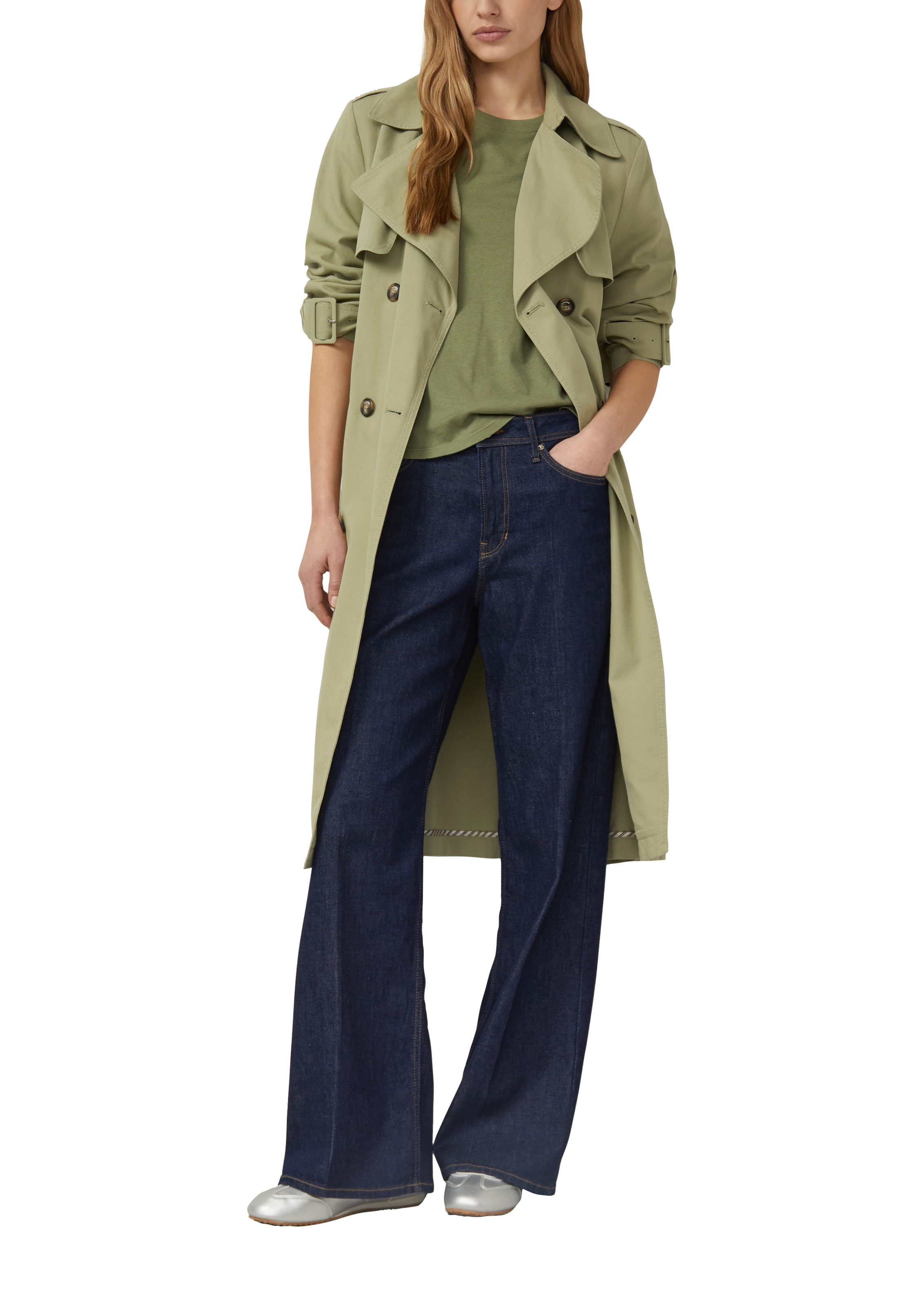 s.Oliver T-Shirt mit Rippblende