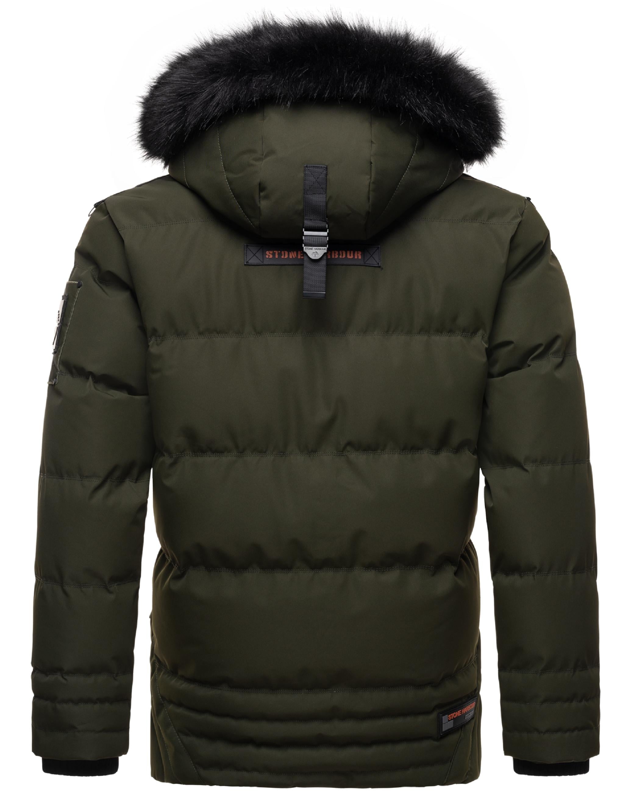 Stone Harbour Steppjacke »Winterjacke Romaan«, mit Kapuze