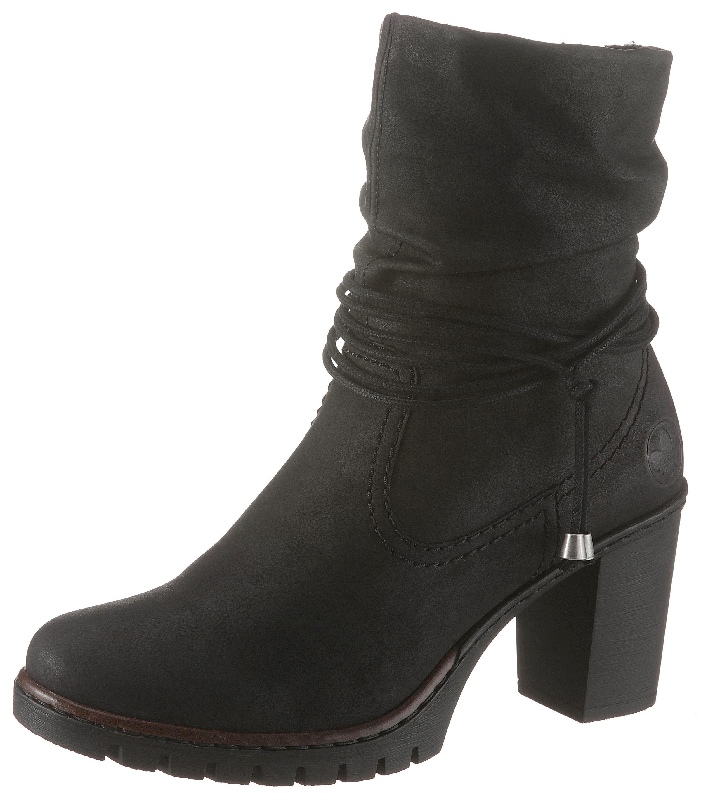 Rieker Winterstiefelette, mit gerafftem Schaft