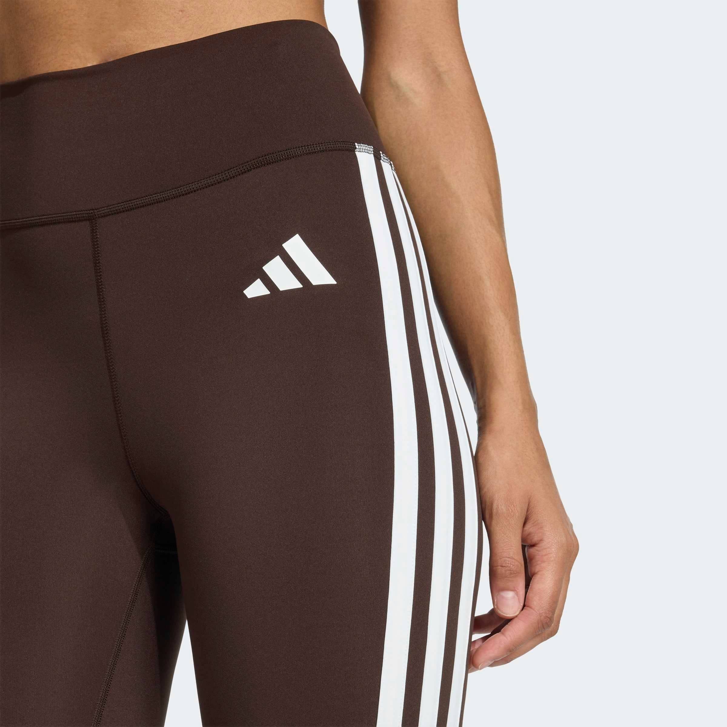 adidas Performance Trainingstights »OPTIME ESSENTIALS 3-STREIFEN FLARED LEGGINGS«  aus Polyester und Elasthan, mit climacool® Technologie