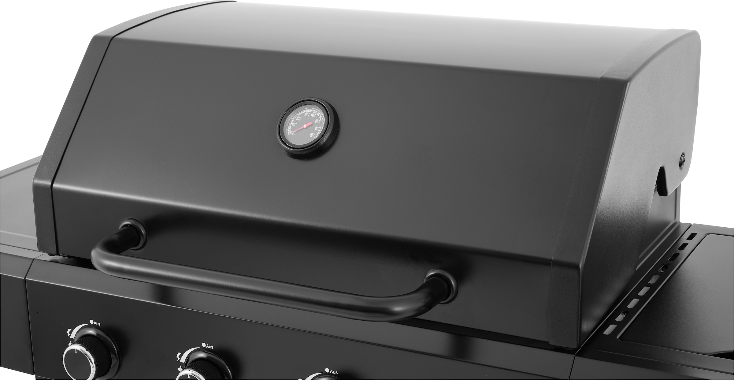 Hanseatic Gasgrill »4-Brenner Rockford Black« inkl. 3 Jahre Herstellergarantie