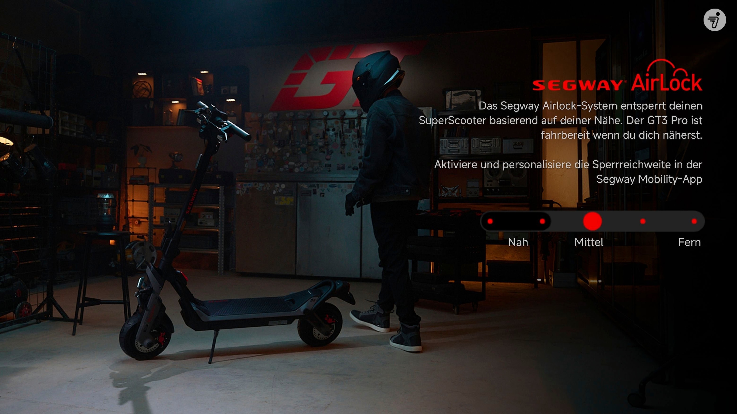 ninebot by Segway E-Scooter »Superscooter GT3 Pro«, mit 80 km/h, 138 km Eco Modus Reichweite, 150 kg Tragfähigkeit