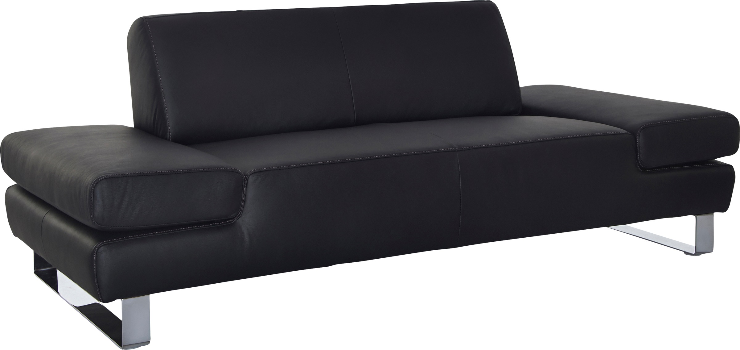 W.SCHILLIG 2-Sitzer »taboo Designsofa mit hohem Sitzkomfort« mit Übertiefe, inklusive Armlehnenverstellung, mit Kontrastnaht