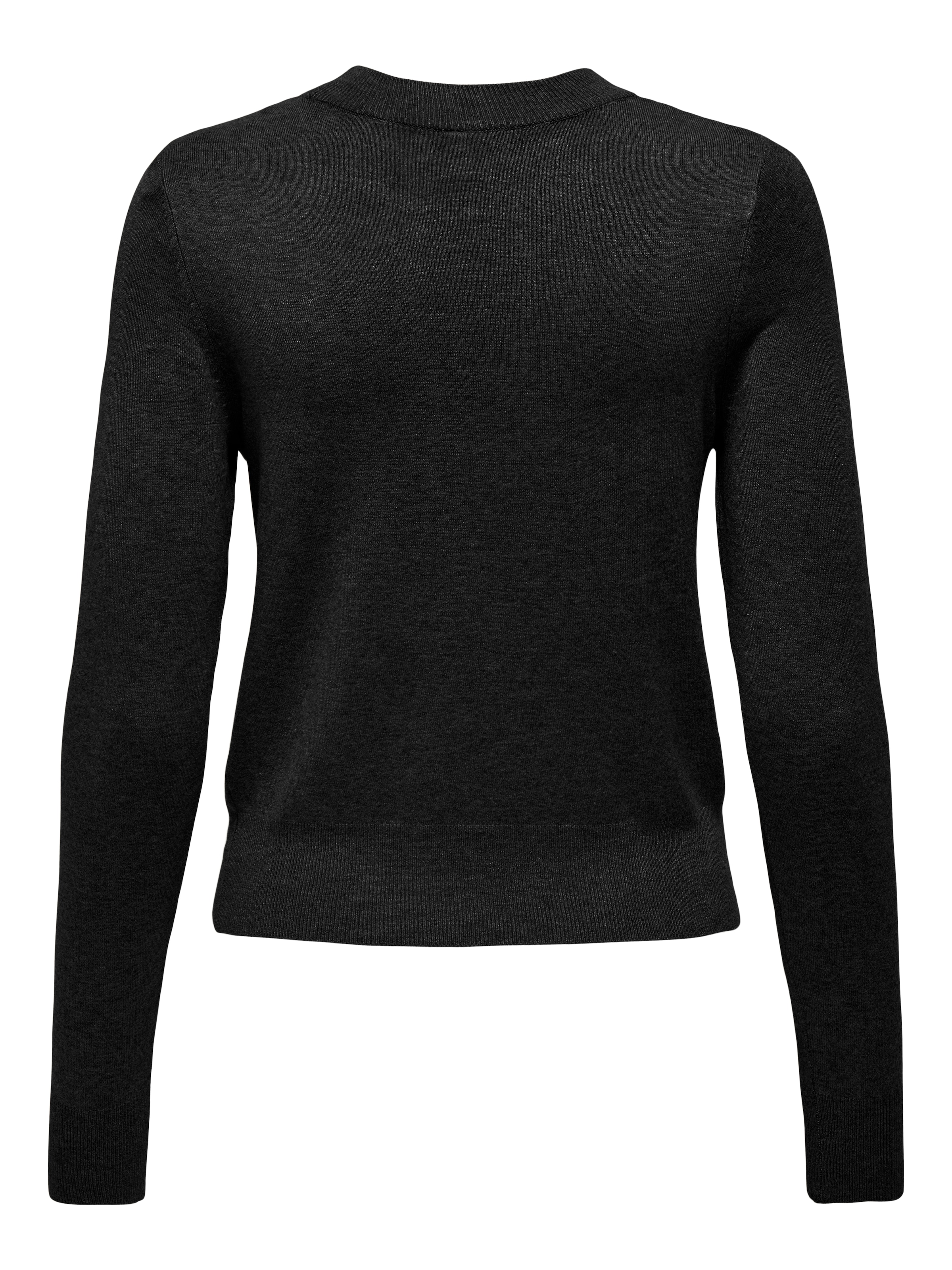 ONLY Rundhalspullover »ONLVENICE LIFE LS BLING O-NECK CC KNT« mit Strass-Steinen