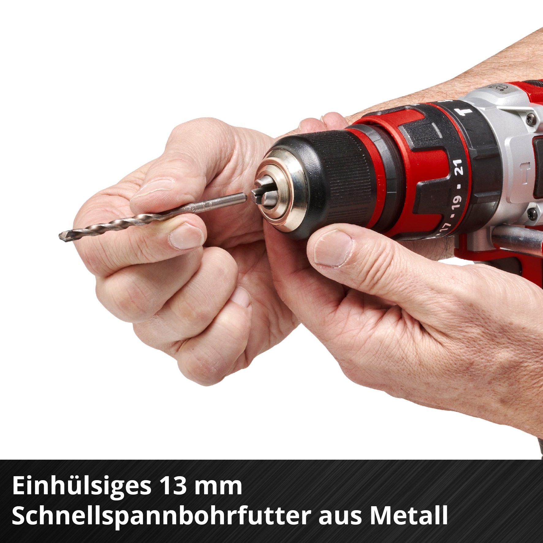 Einhell Akku-Schlagbohrschrauber »TE-CD 18/48 Li-i«, Power X-Change, inkl. 2 Akkus, Ladegerät und Aufbewahrungskoffer