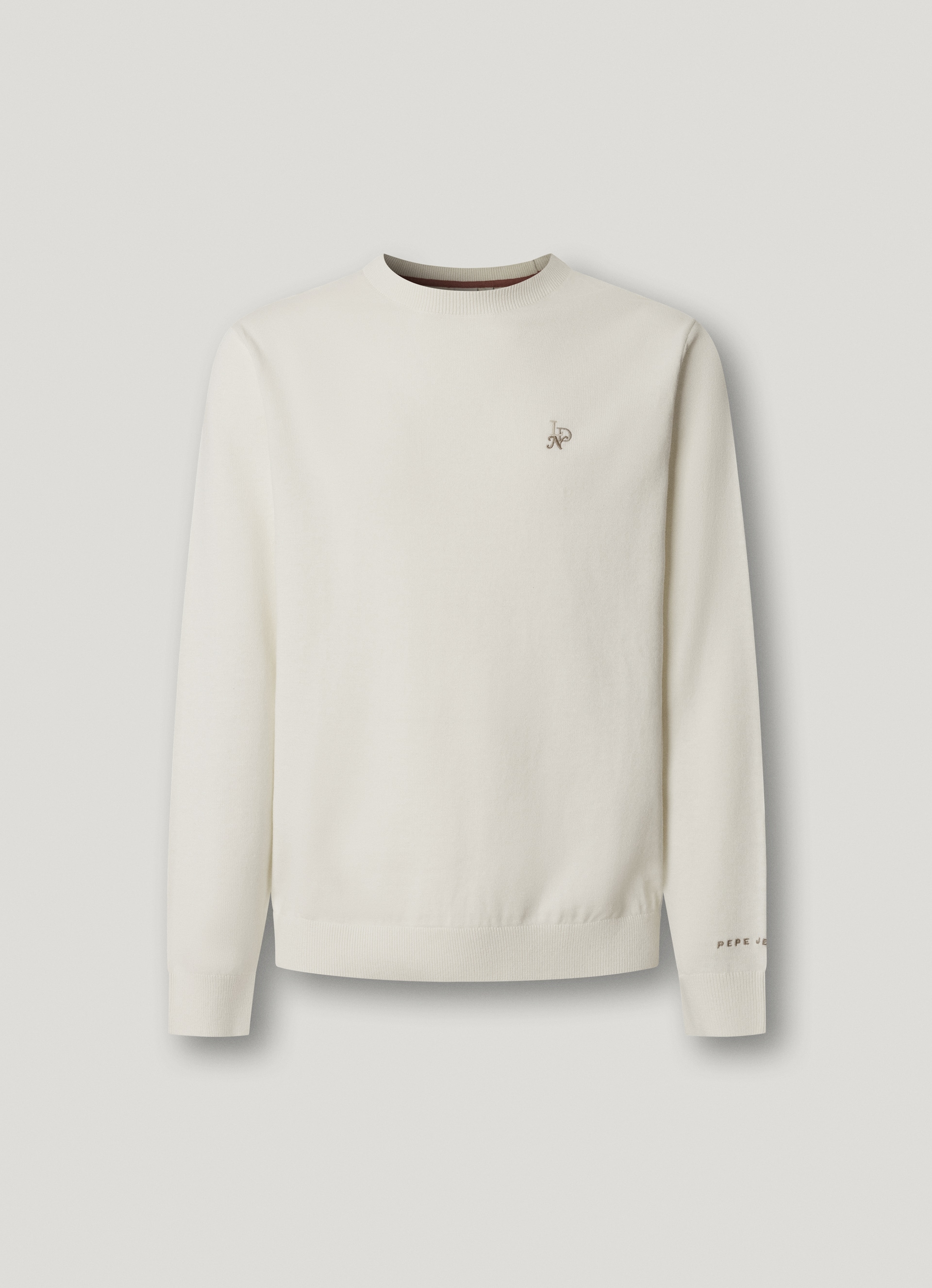 Pepe Jeans Rundhalspullover »DANIELS« mit gestickten Details, Baumwolle