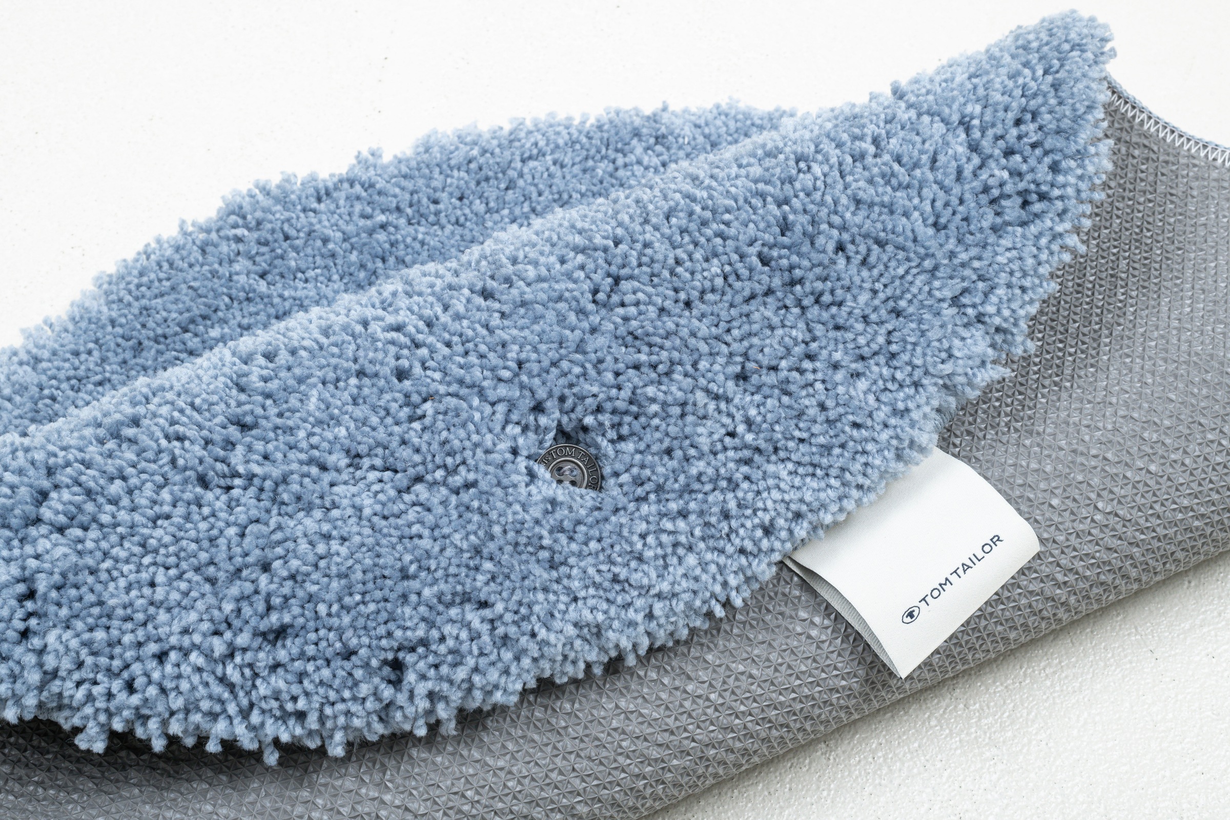 TOM TAILOR Badematte »Cozy Bath UNI«, Höhe 27 mm, rutschhemmend beschichtet, fußbodenheizungsgeeignet, Badteppich, Uni Farben, rechteckig, rund und oval erhältlich