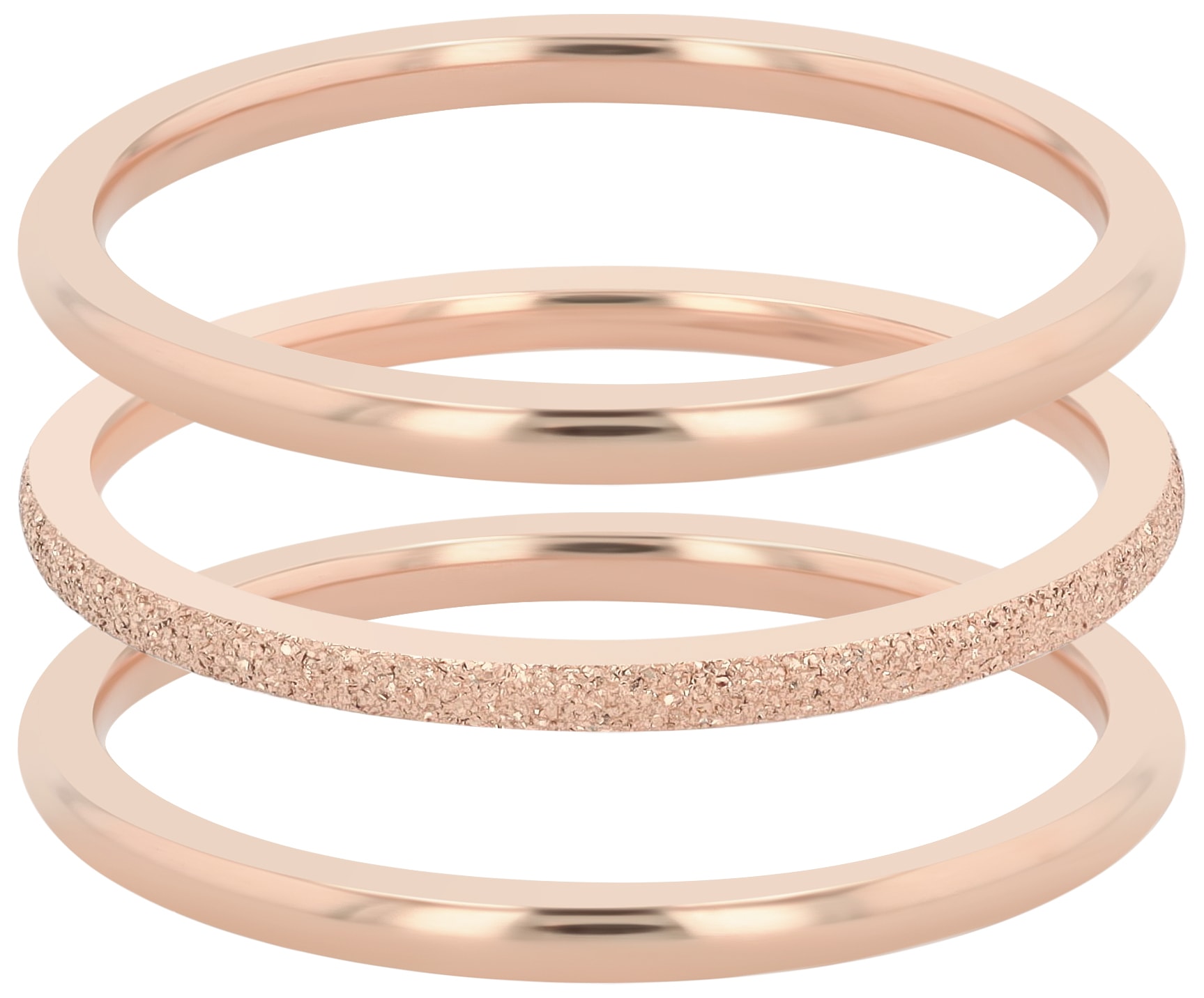Adelia´s Fingerring »Damen Ring aus Edelstahl«