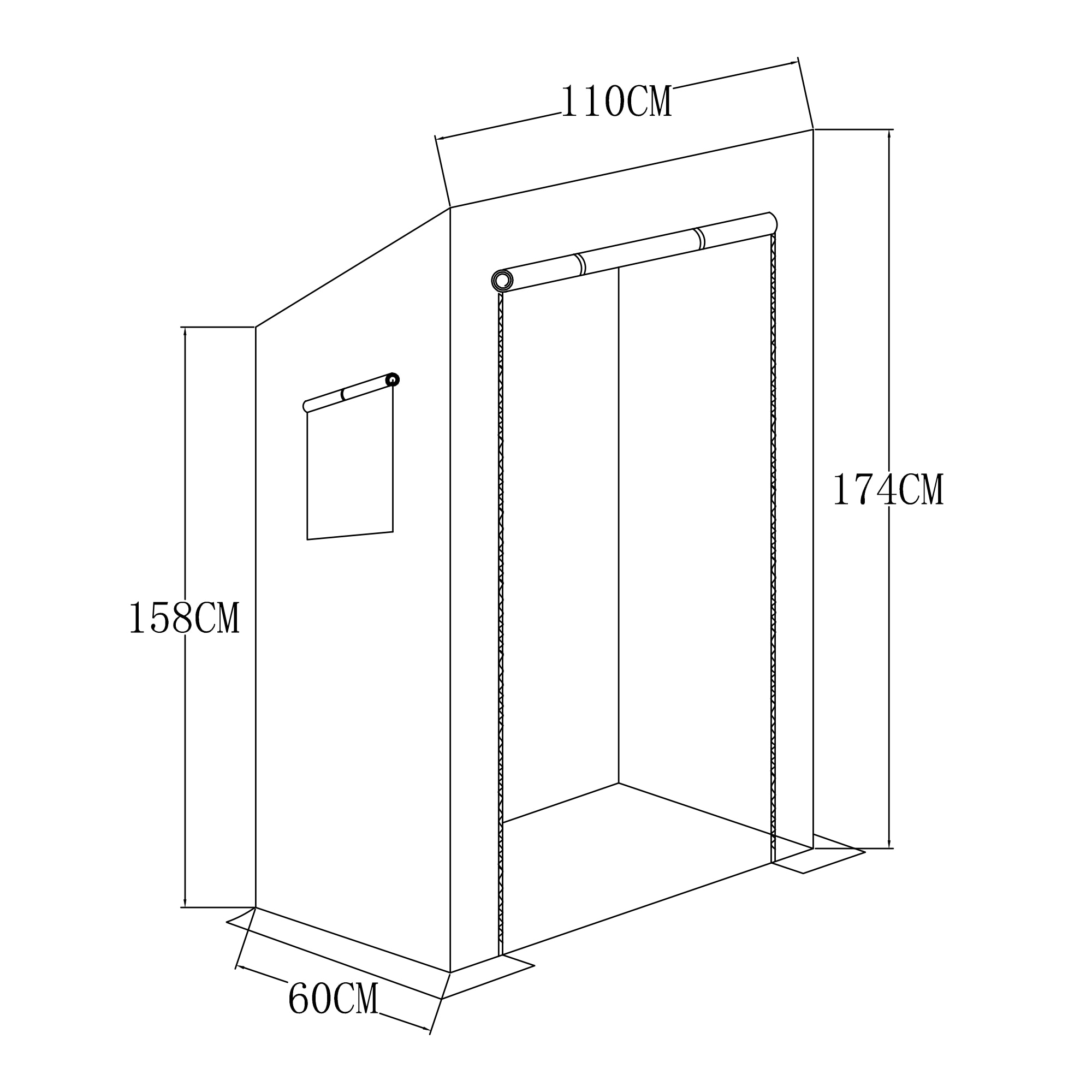 KONIFERA Foliengewächshaus »HF91«