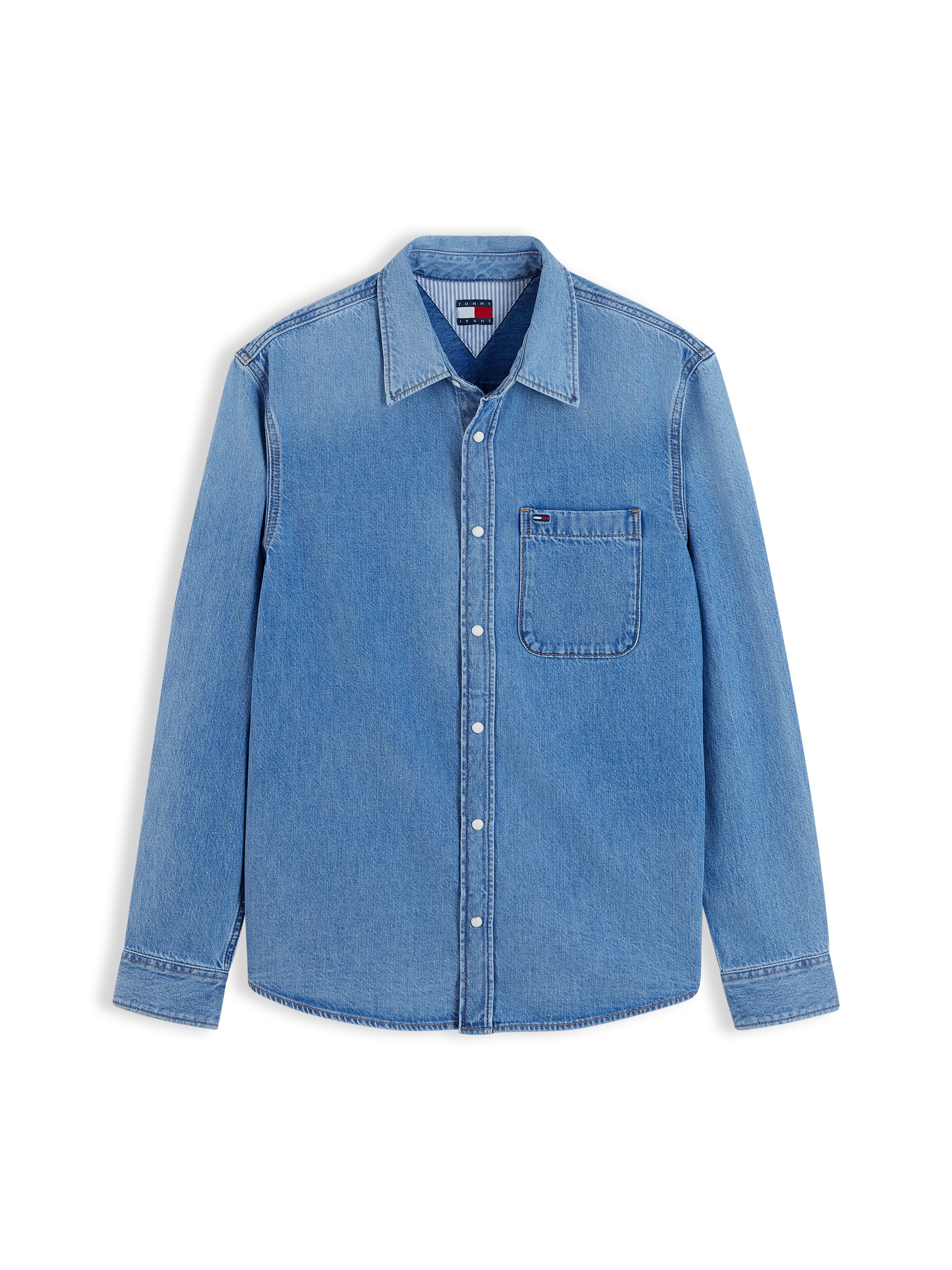 Tommy Jeans Jeanshemd »REGULAR SHIRT« Regular fit mit Hemdkragen