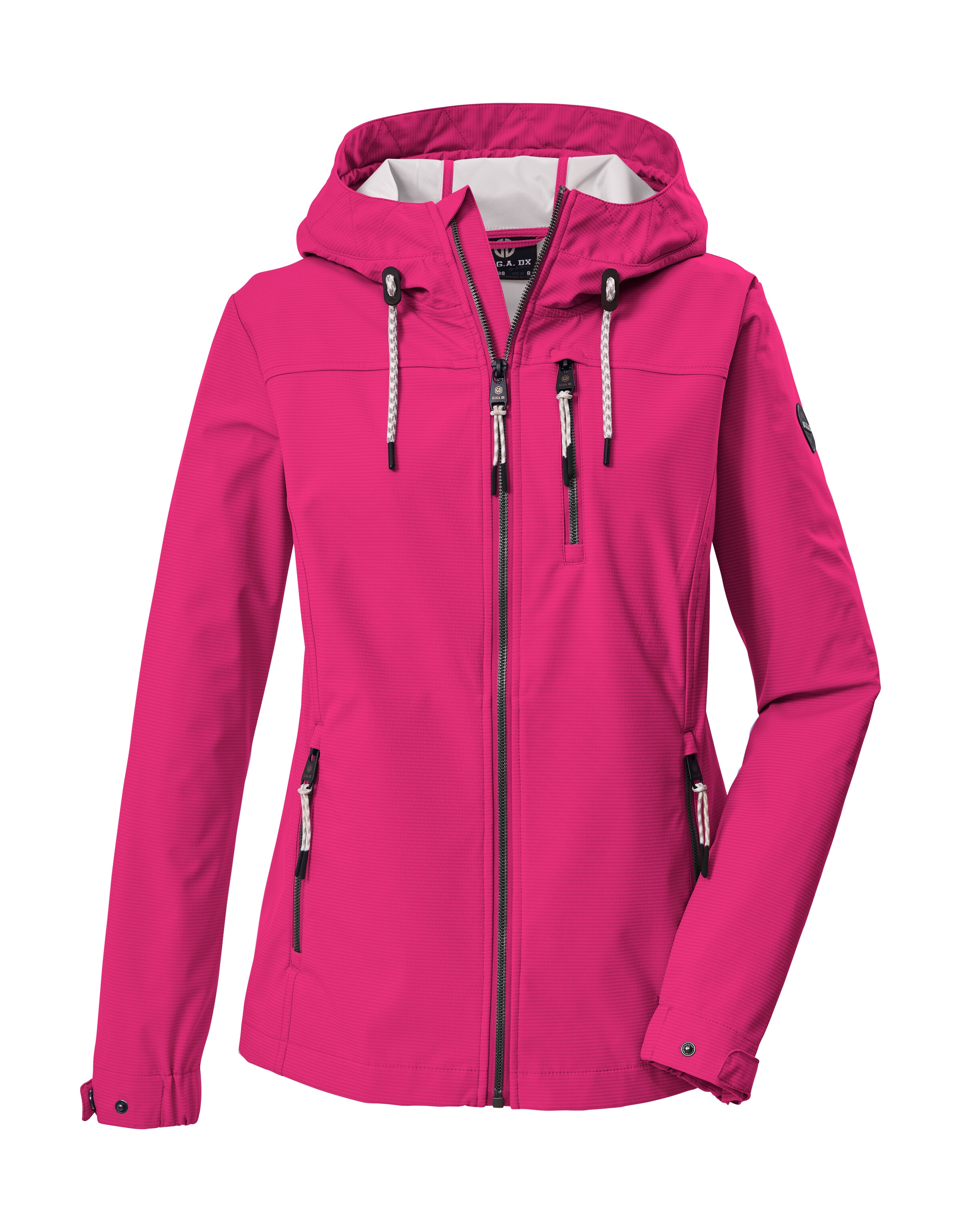 G.I.G.A. DX by killtec Softshelljacke »GS 111 WMN SFTSHLL JCKT« Atmungsaktive, wasserabweisende Damenjacke mit verstellbarer Kapuze