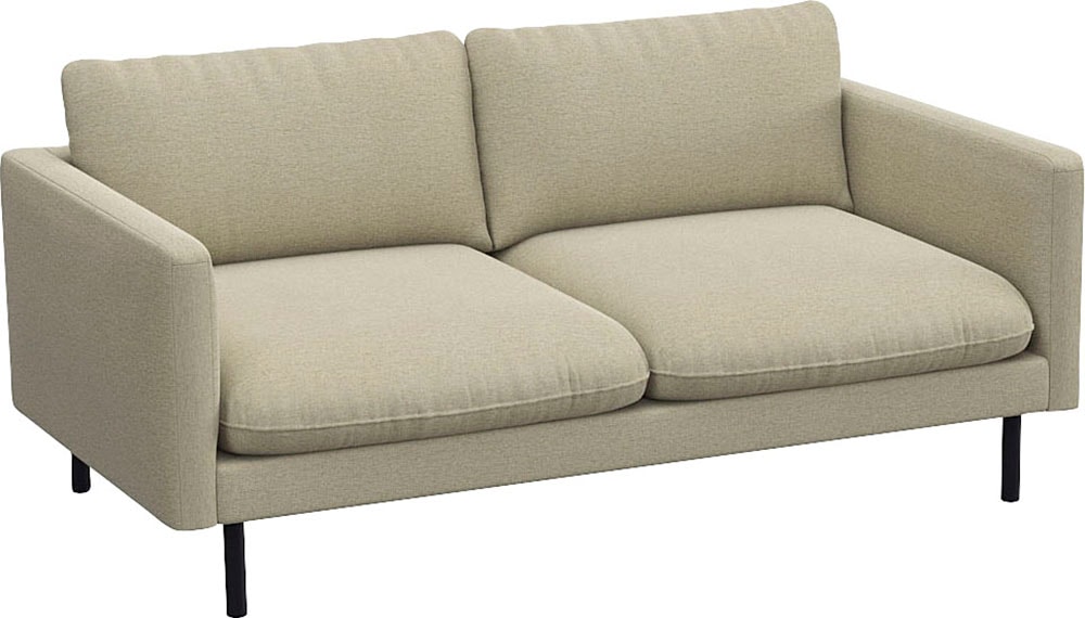 FLEXLUX 3-Sitzer »Bolzano« Sitzaufbau mit Kaltschaum & Stahl-Wellen, loose Sitz -& Rückenkissen