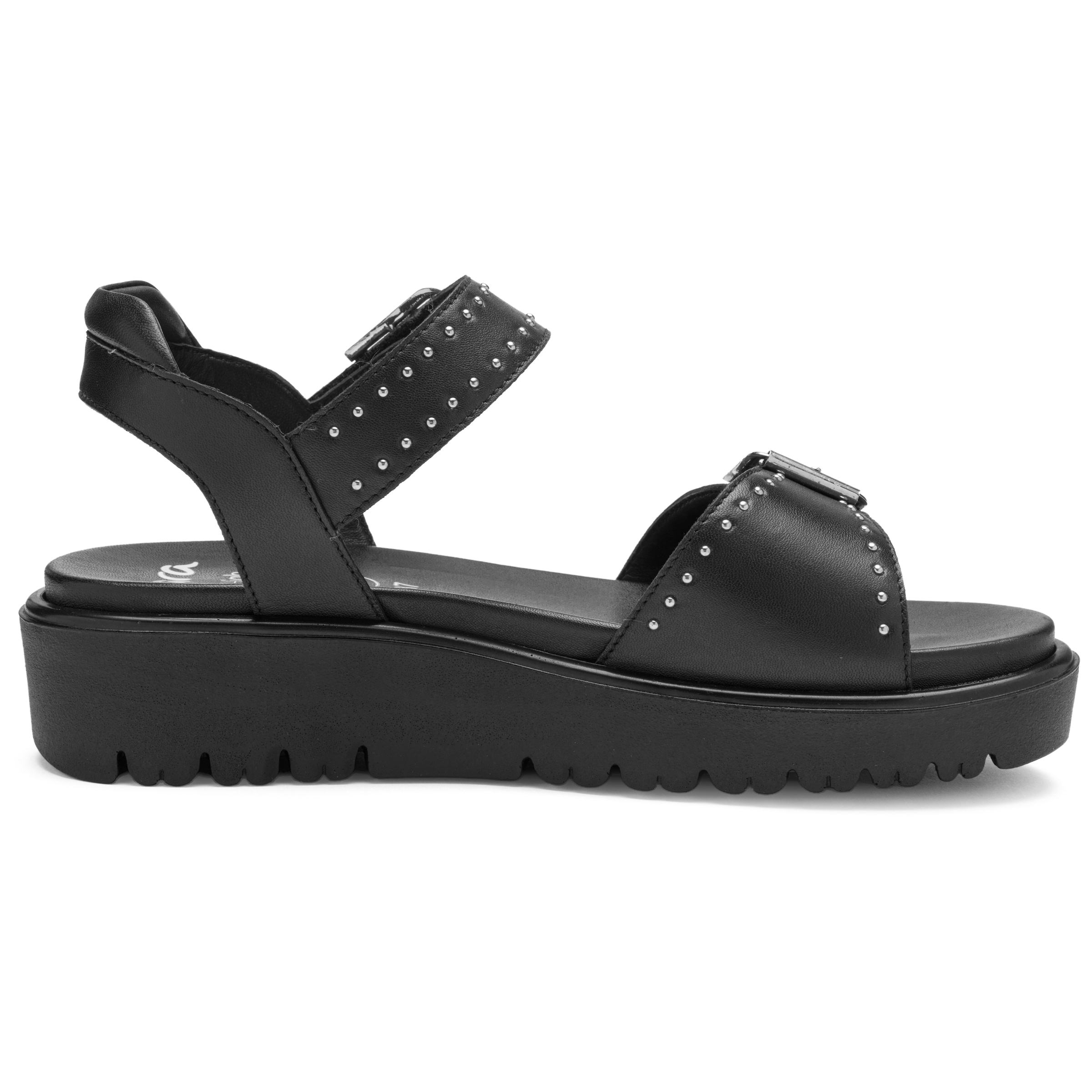 Ara Keilsandalette »BILBAO«  Keilabsatz, Plaeau, Riemchensandale mit Nieten, Weite G (= weit)