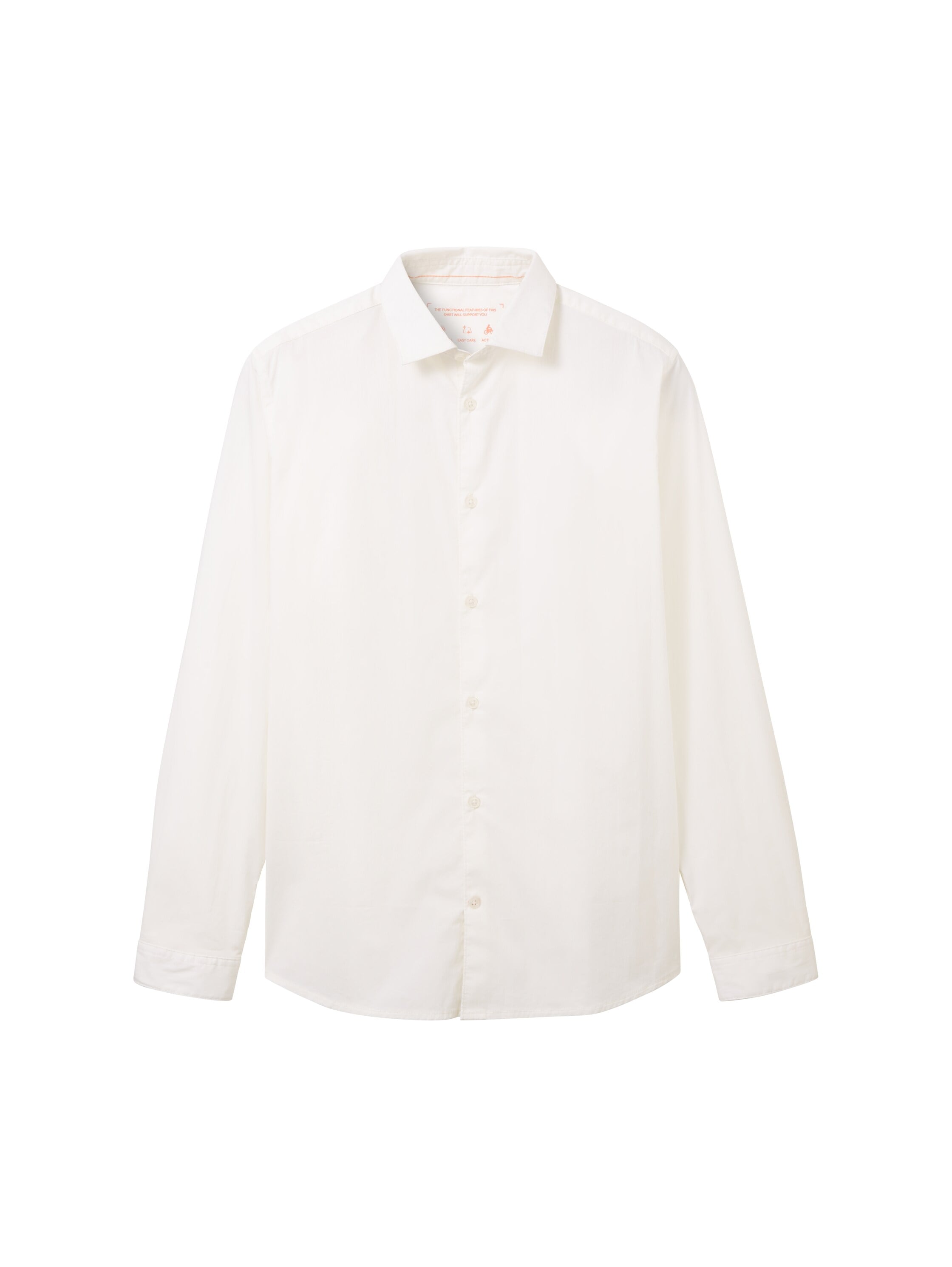 TOM TAILOR Langarmhemd »Poplin«, mit Manschetten