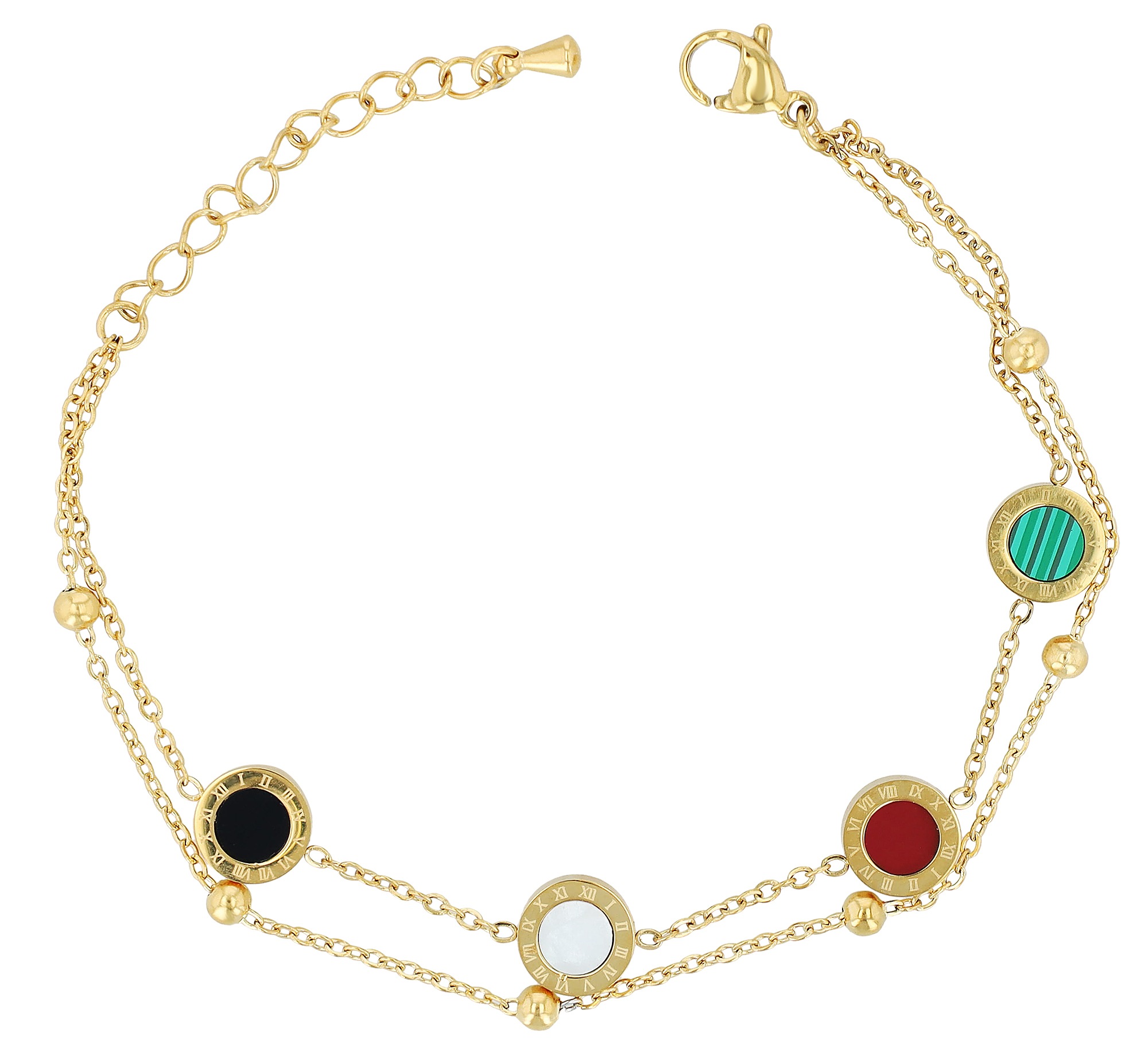 Adelia´s Armband »Damen Armband aus Edelstahl 16+3 cm«