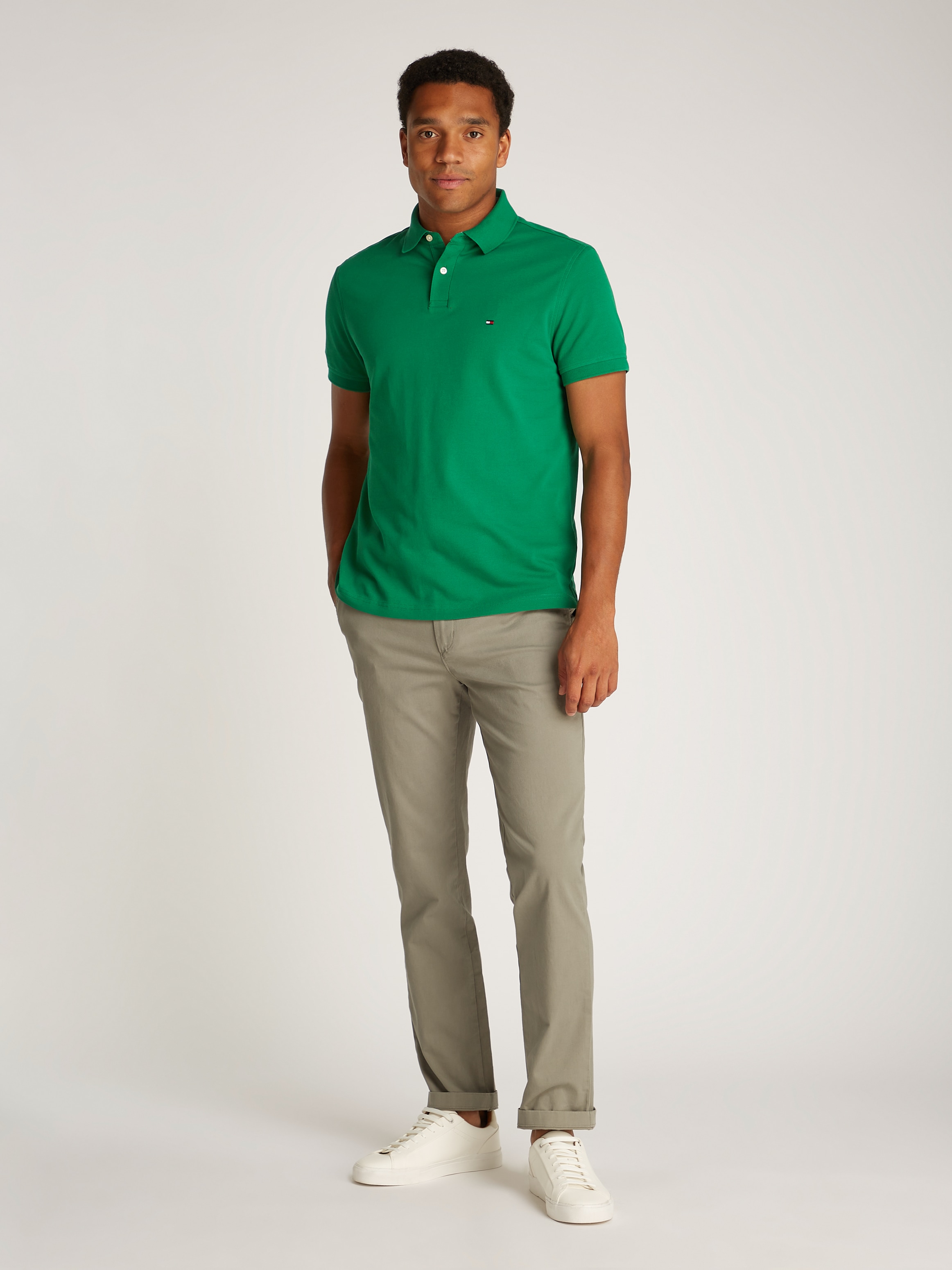 Tommy Hilfiger Poloshirt »1985 REGULAR POLO«, mit Tommy Hilfiger Kontraststreifen innen am Kragen
