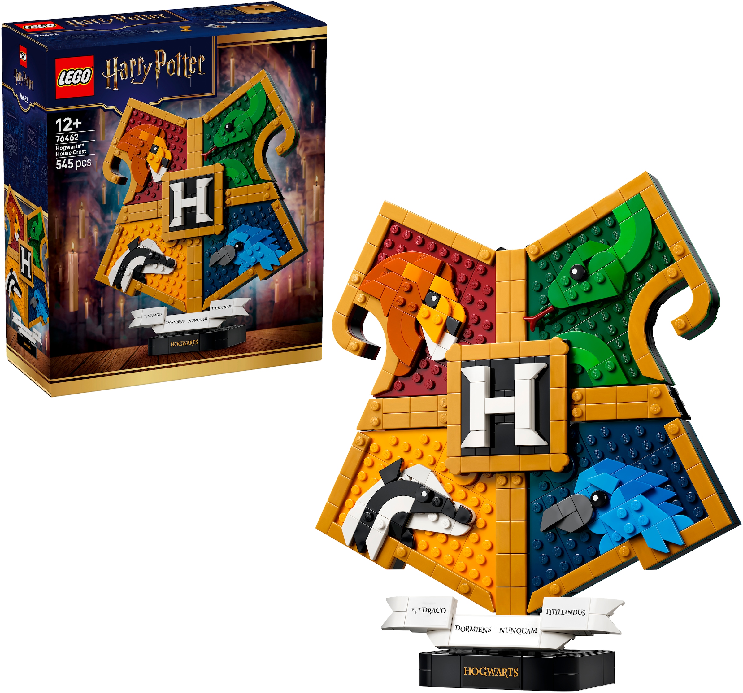 LEGO® Konstruktionsspielsteine »Hogwarts Hauswappen (76462), LEGO Harry Potter« Made in Europe