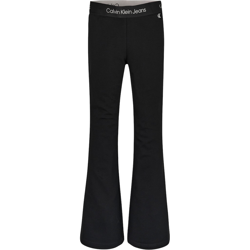 Calvin Klein Jeans Jerseyhose »PUNTO TAPE FLARE PANTS«