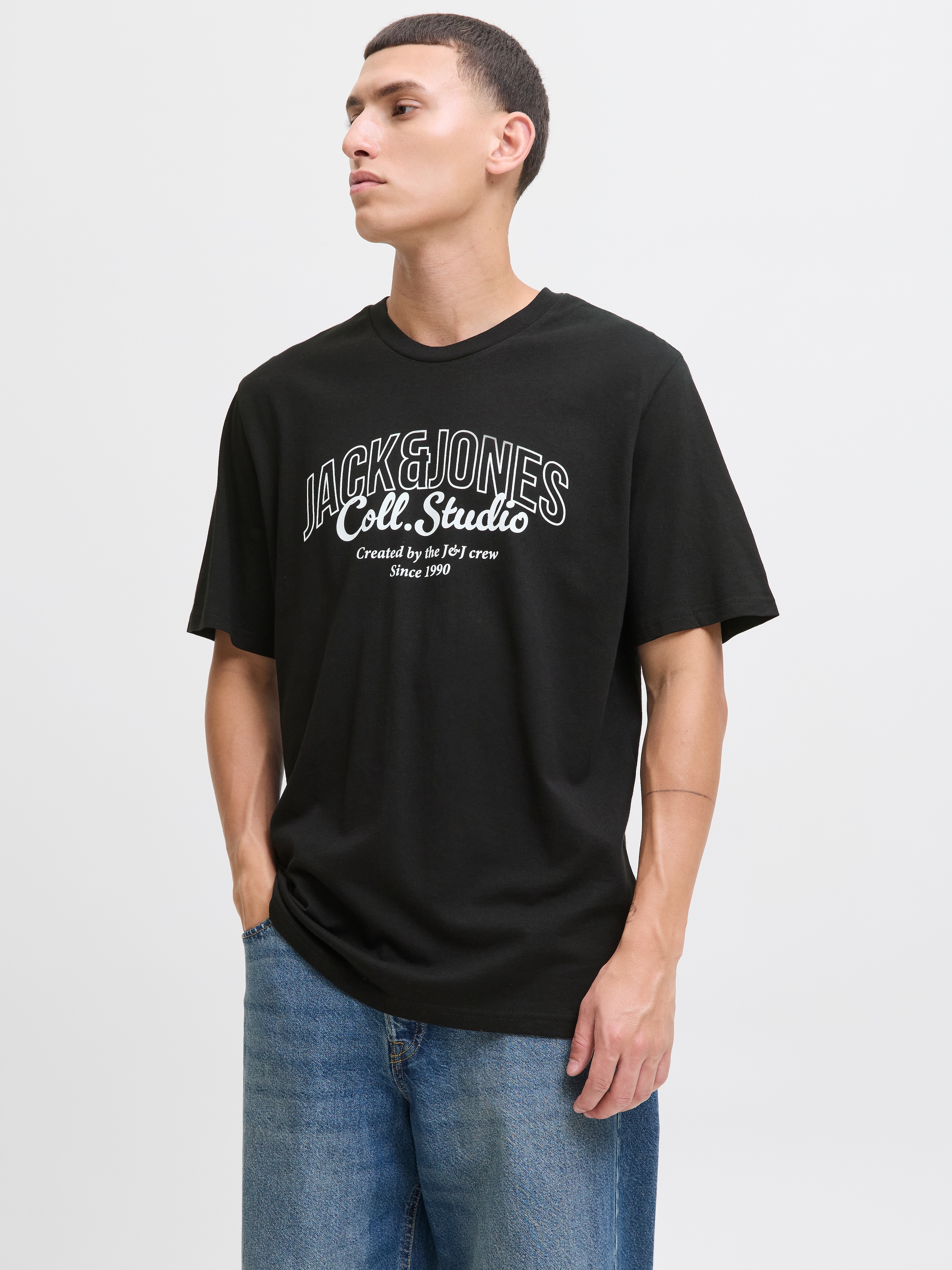 Jack & Jones Kurzarmshirt »JJMAKOTO TEE SS CREW NECK 3PK MP«, (Packung, 3 tlg.)