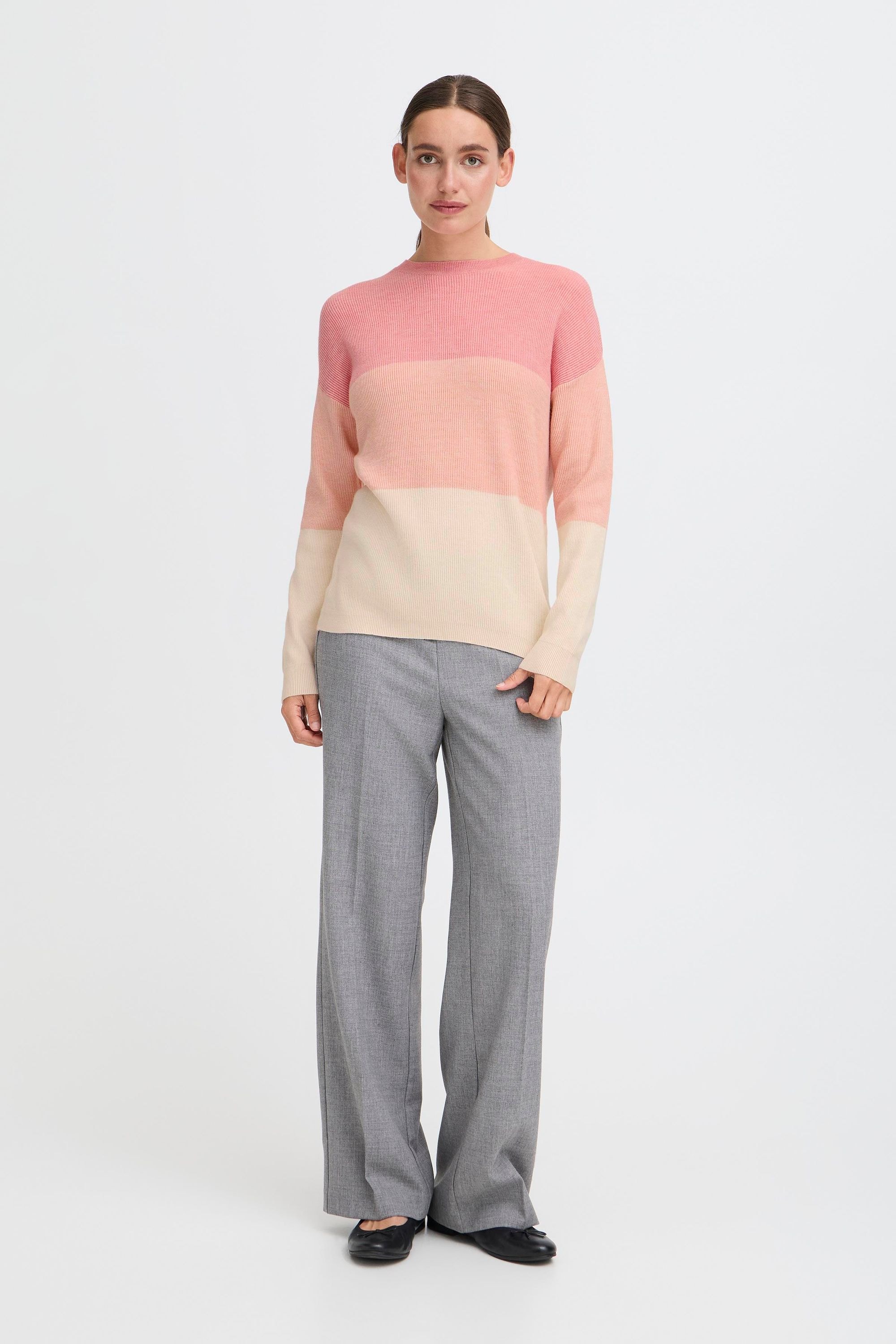 OXMO Strickfleece-Pullover »Strickpullover OXIMANNY LS«
