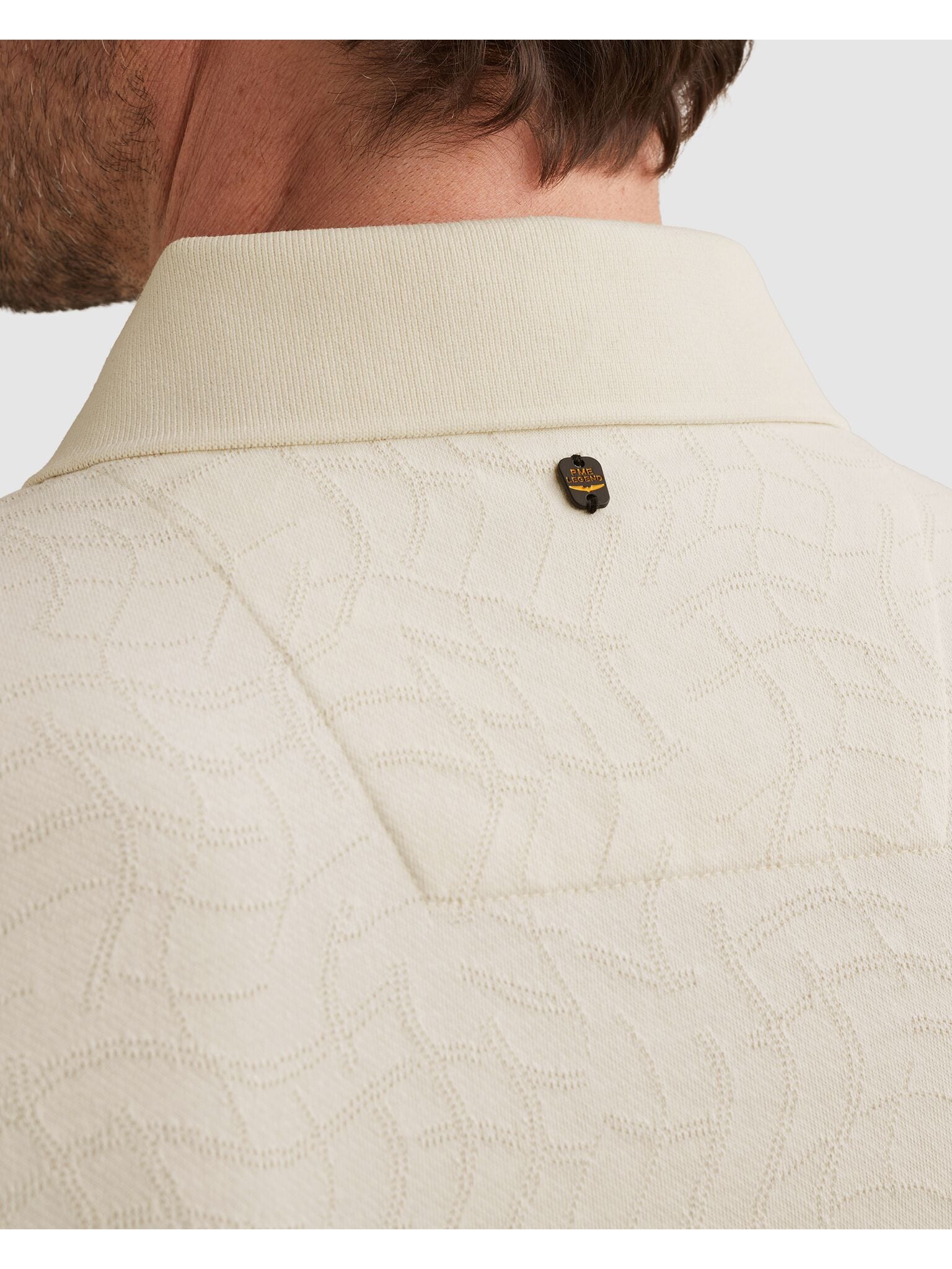 PME LEGEND Poloshirt »Short sleeve polo jersey jacquard« mit Logo Stickerei