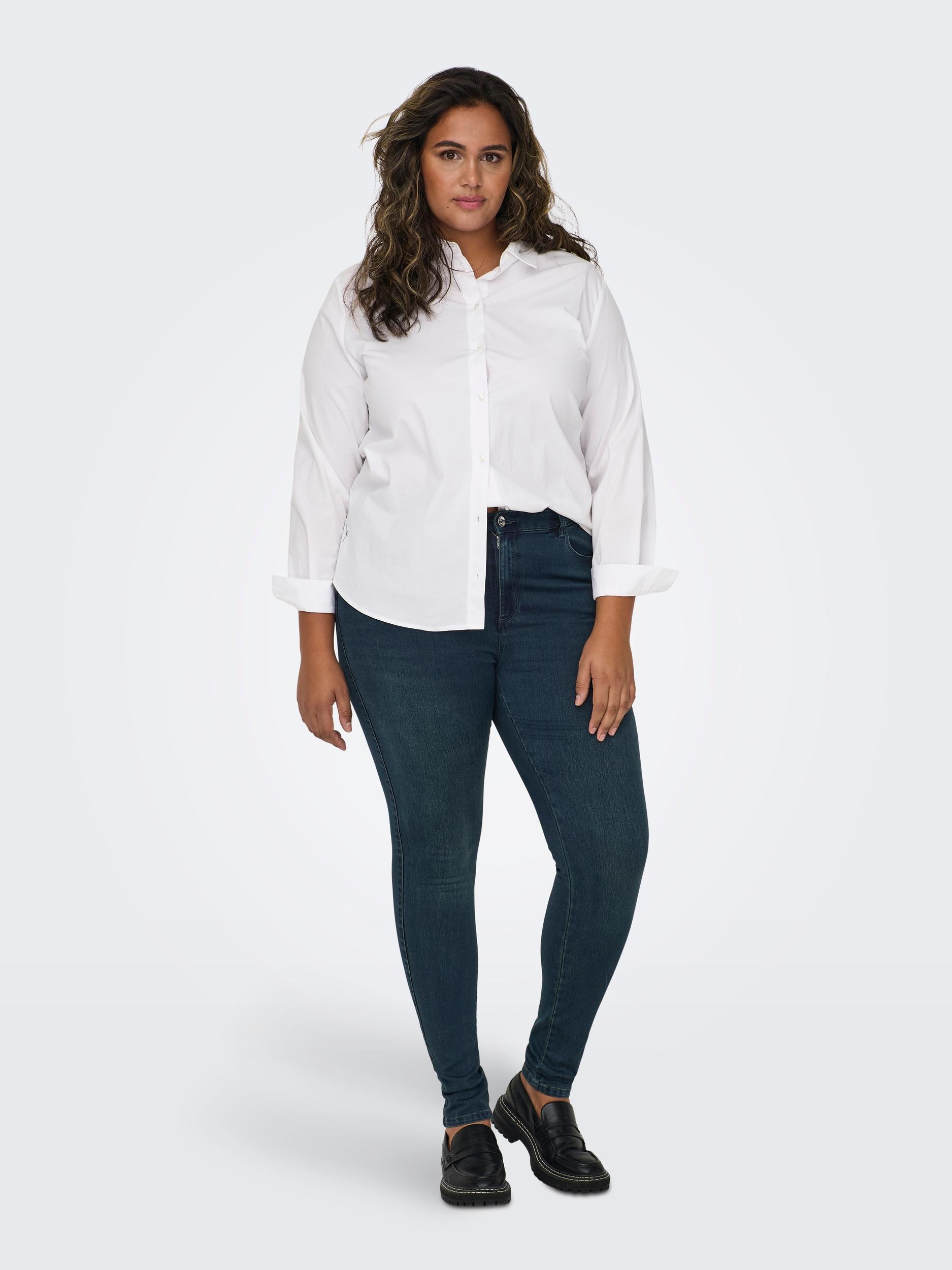 ONLY CARMAKOMA Skinny-fit-Jeans »CARAUGUSTA HW SKINNY DNM BJ558 NOOS« bei  OTTO | Stretchjeans