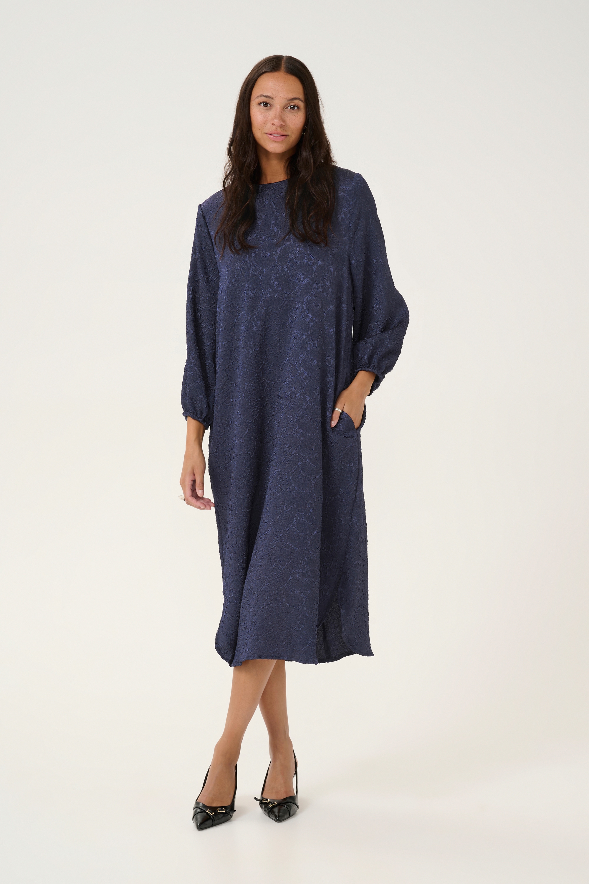 KAFFE Midikleid »Kleid KAlauren«